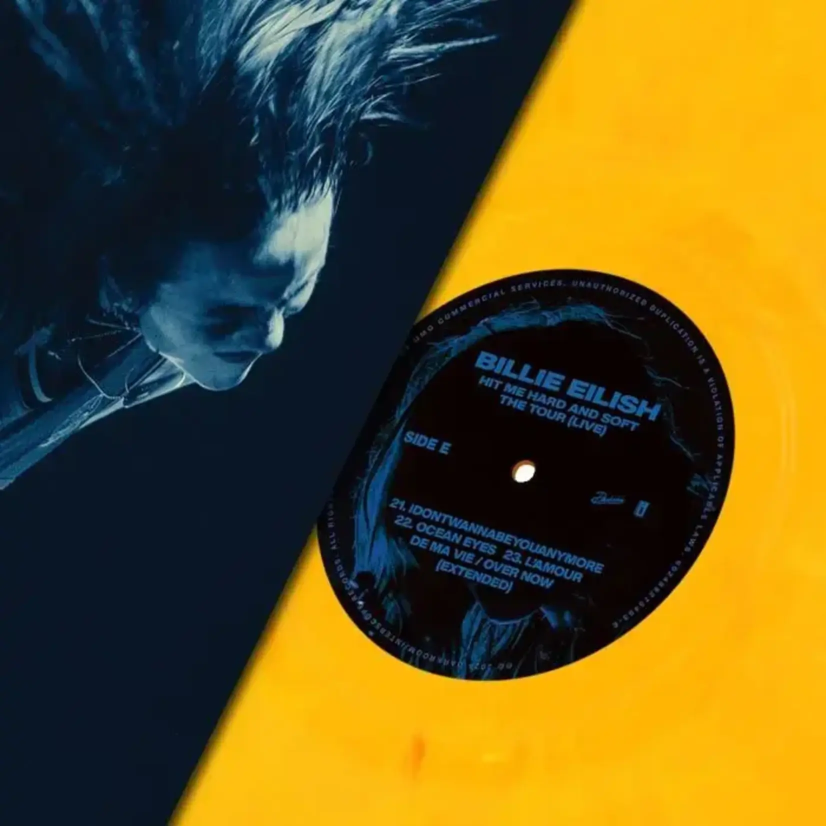 [New Vinyl] Eilish, Billie: HIT ME HARD AND SOFT: The Tour - Live (3LP, Blue, Yellow and Red) [UNIVERSAL]
