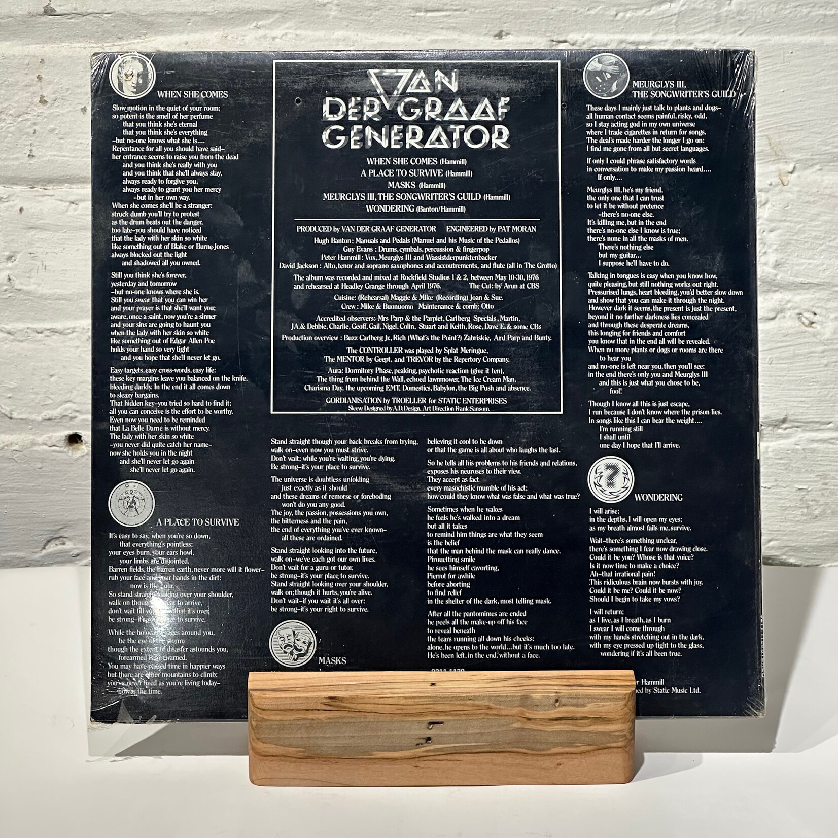[Kollectible Vinyl] Van Der Graaf Generator: World Record (1976, CANADA, Sealed Vintage, Sealed) [CHARISMA]