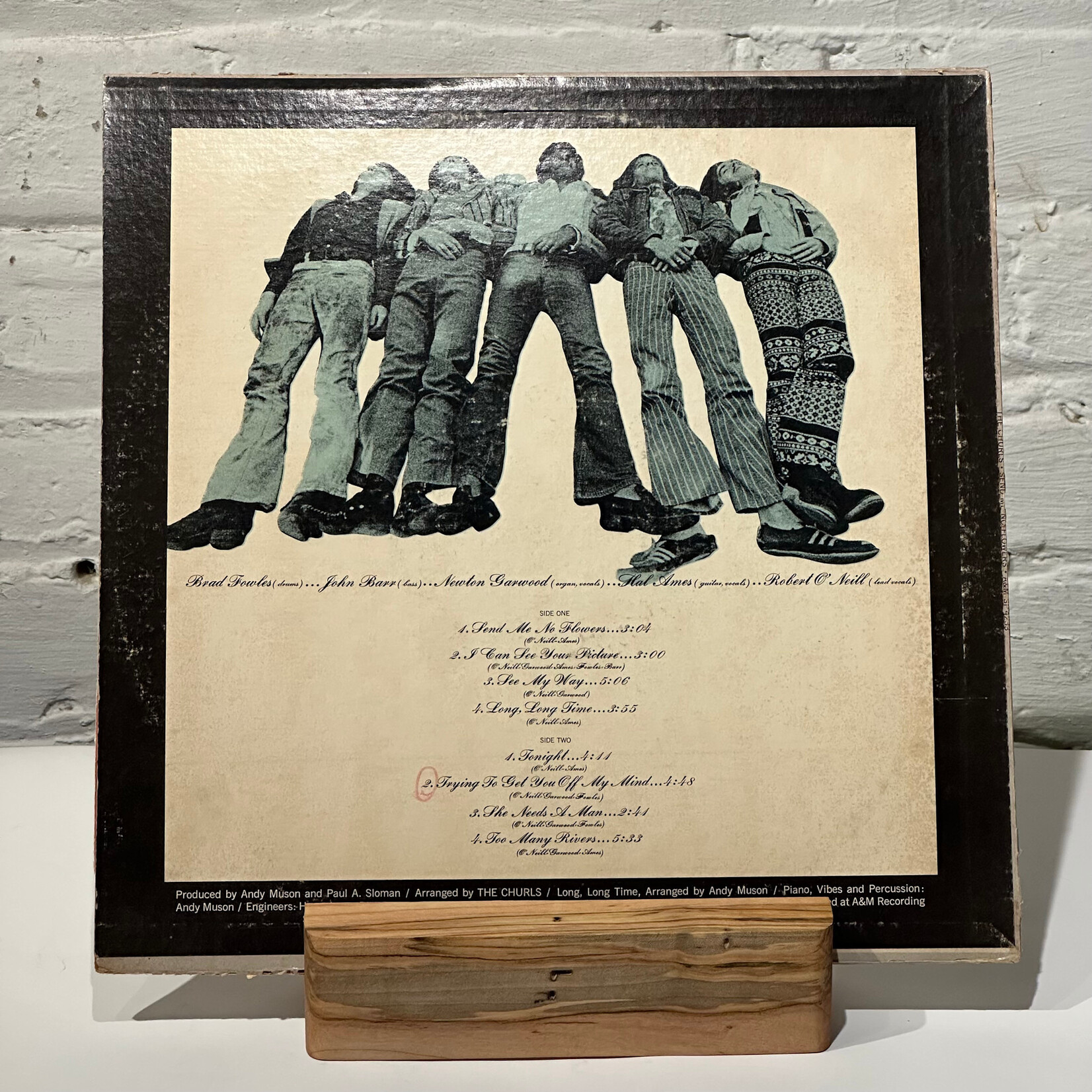 [Kollectible Vinyl] The Churls: Send Me No Flowers (1970, USA, Disc VG+) [AM]