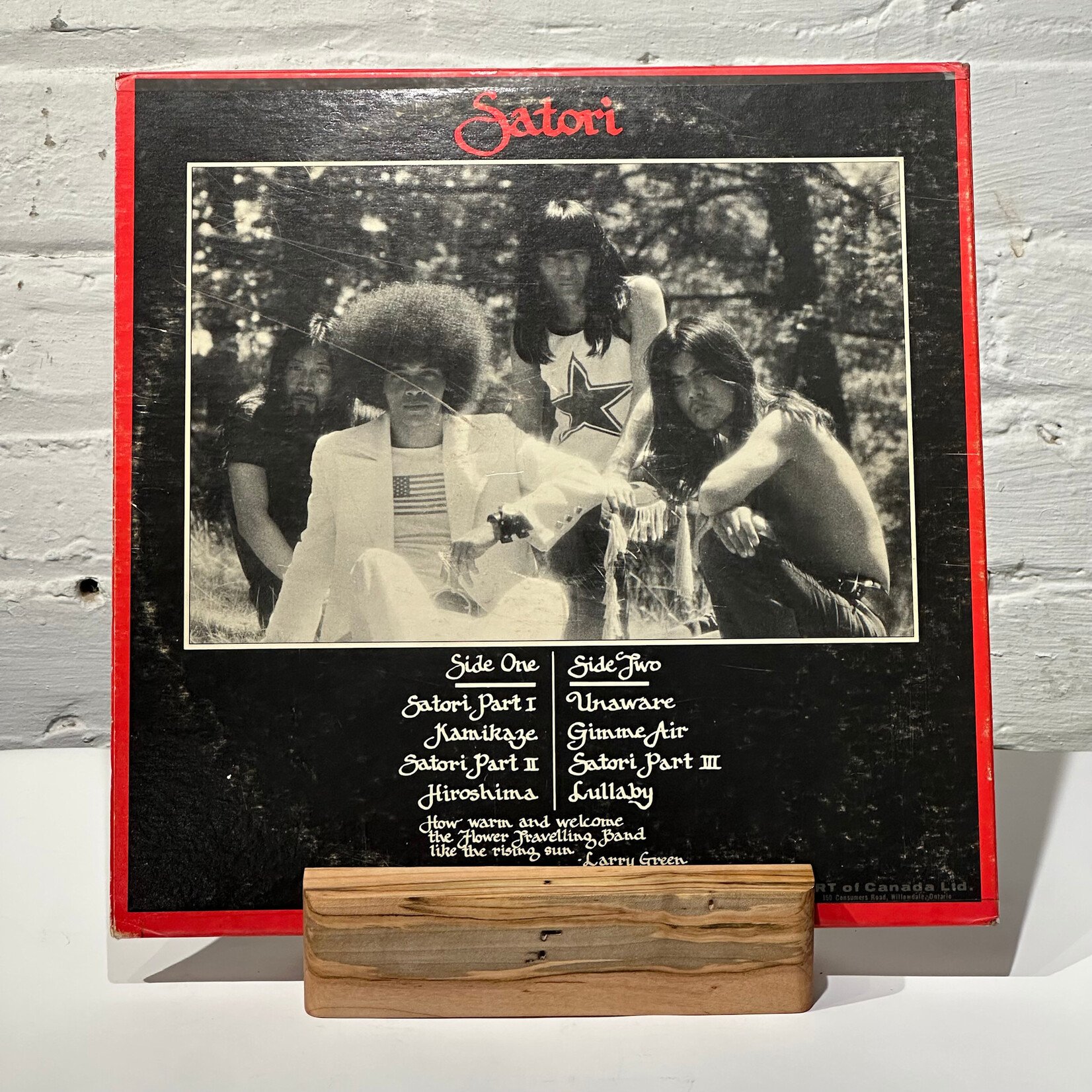 [Kollectible Vinyl] Flower Travelling Band: Self-Titled (Satori) (1971, CANADA, VG) [GRT]