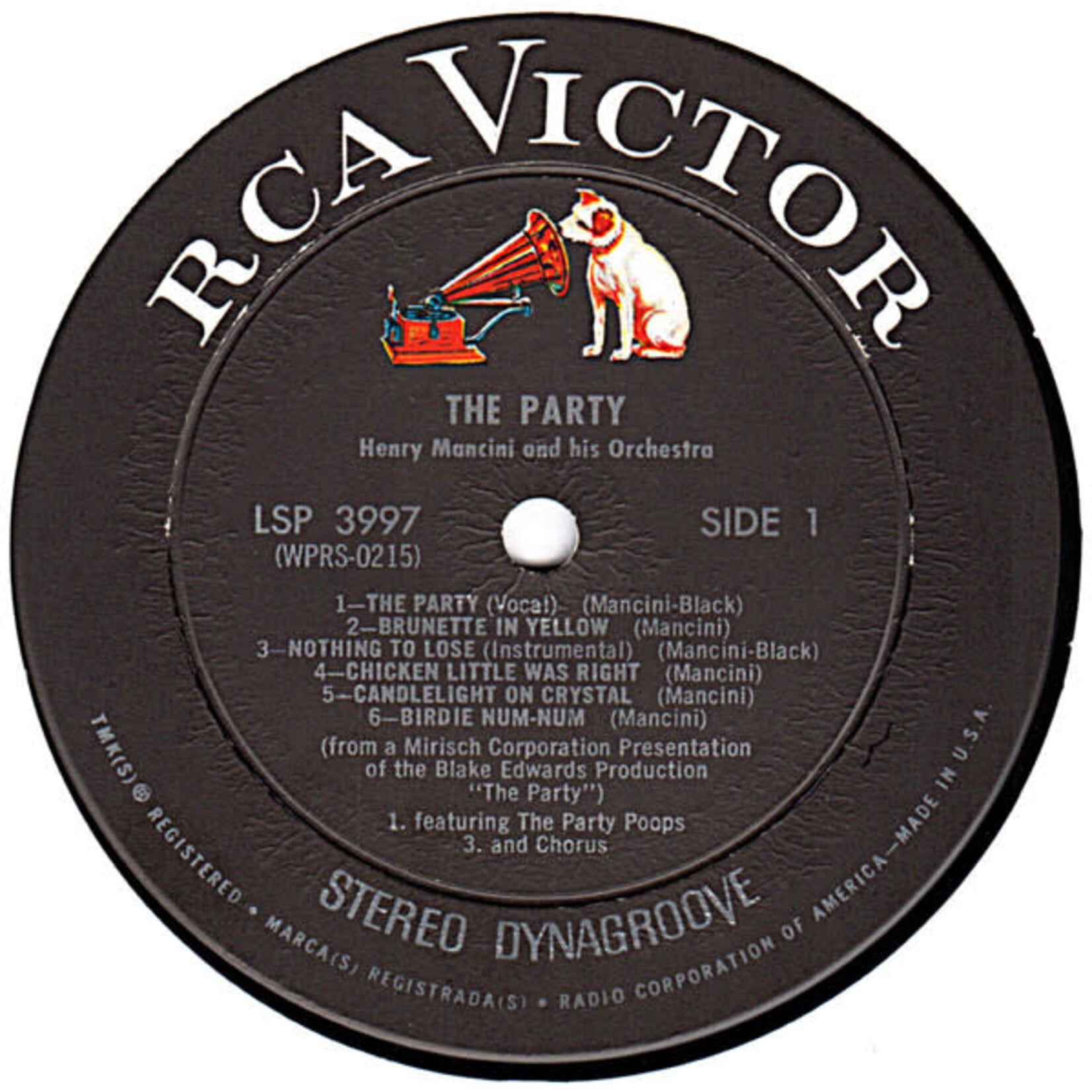 [Kollectible Vinyl] Mancini, Henry: The Party (Music From The Film Score) (1968, US, NM) [RCA]