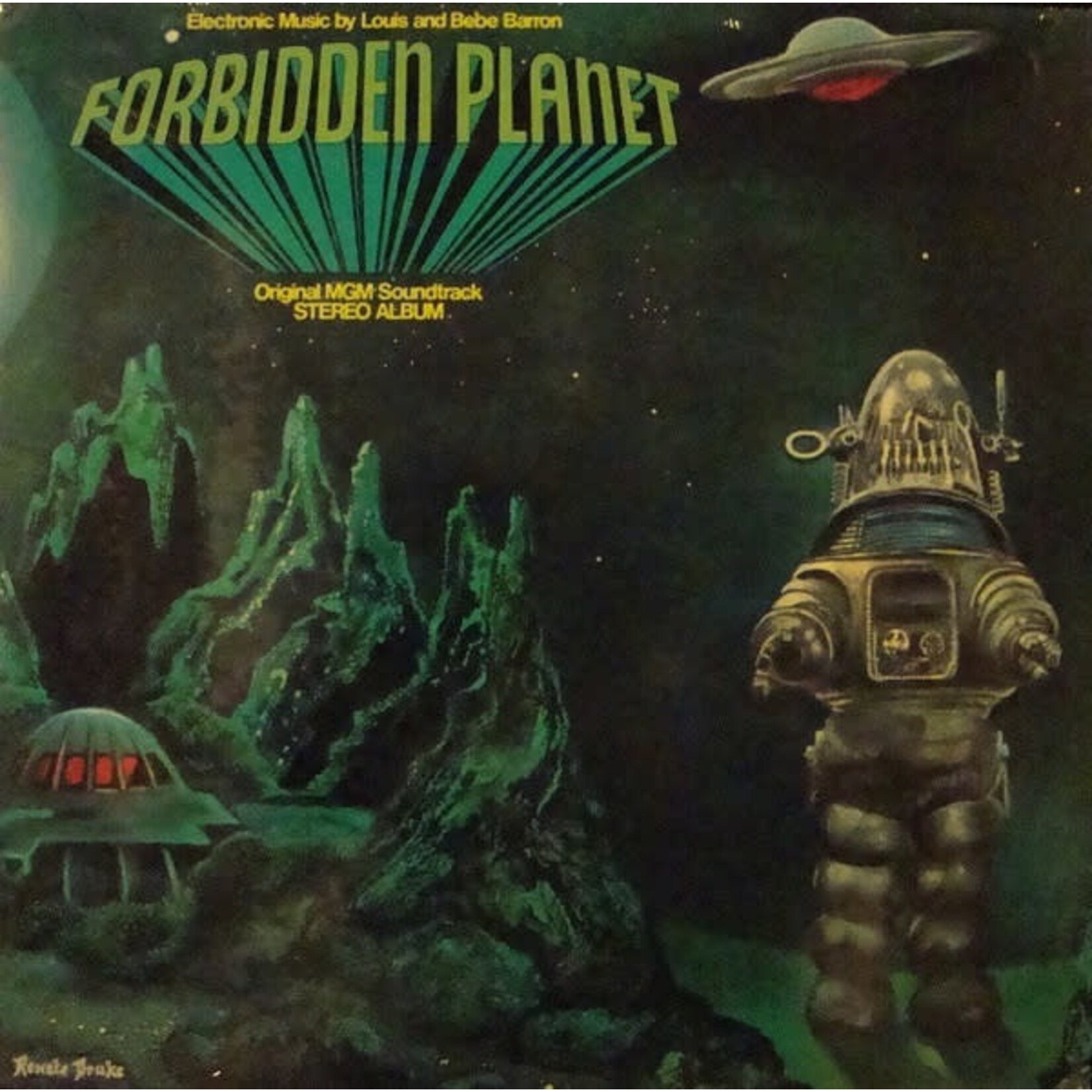 [Kollectible Vinyl] Barron, Louis And Bebe: Forbidden Planet (1978, US, VG+) [SMALL PLANET]