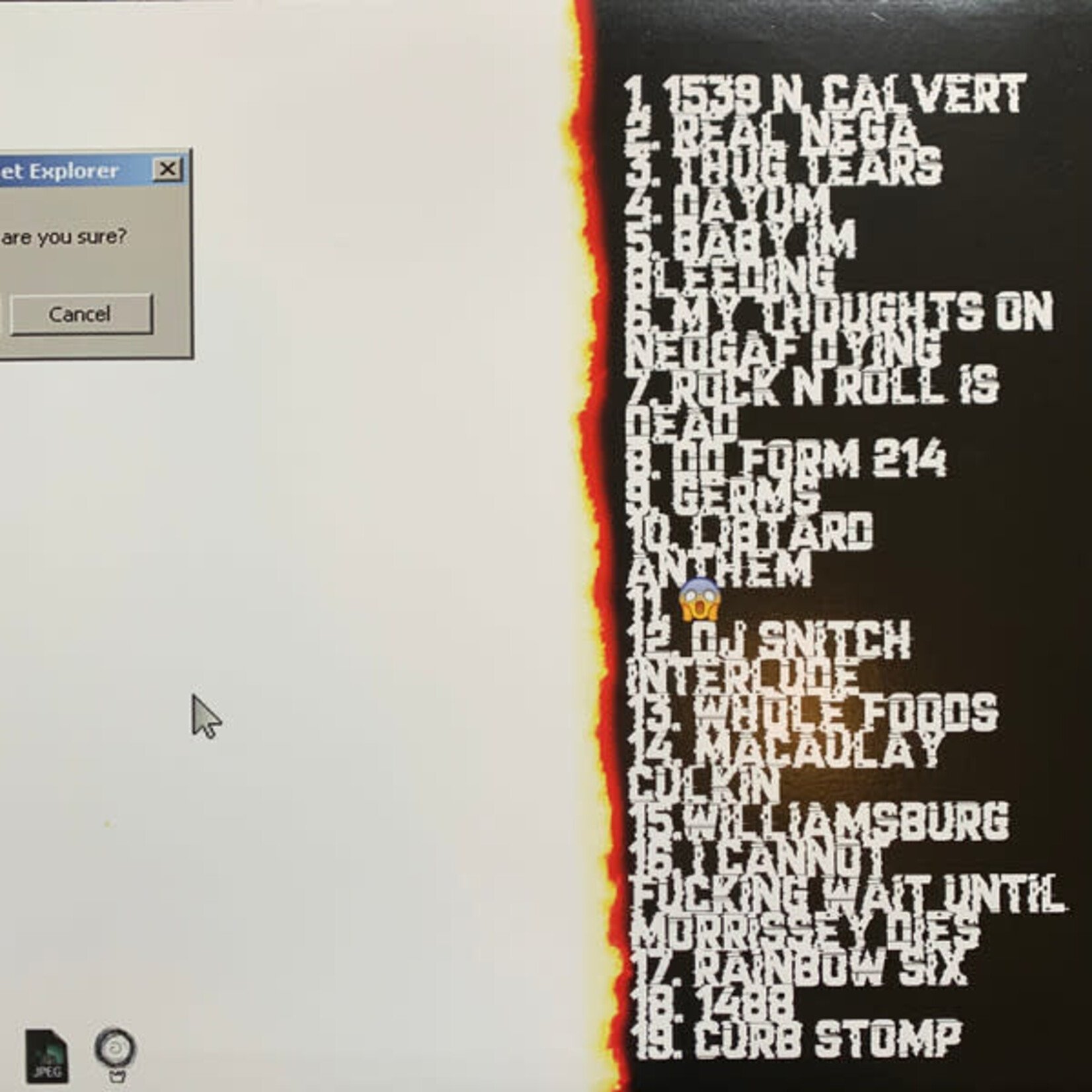 [Kollectible Vinyl] JPEGMAFIA: Veteran (2018, USA, Cursor Cover, Ex) [DEATHBOMB ARC]