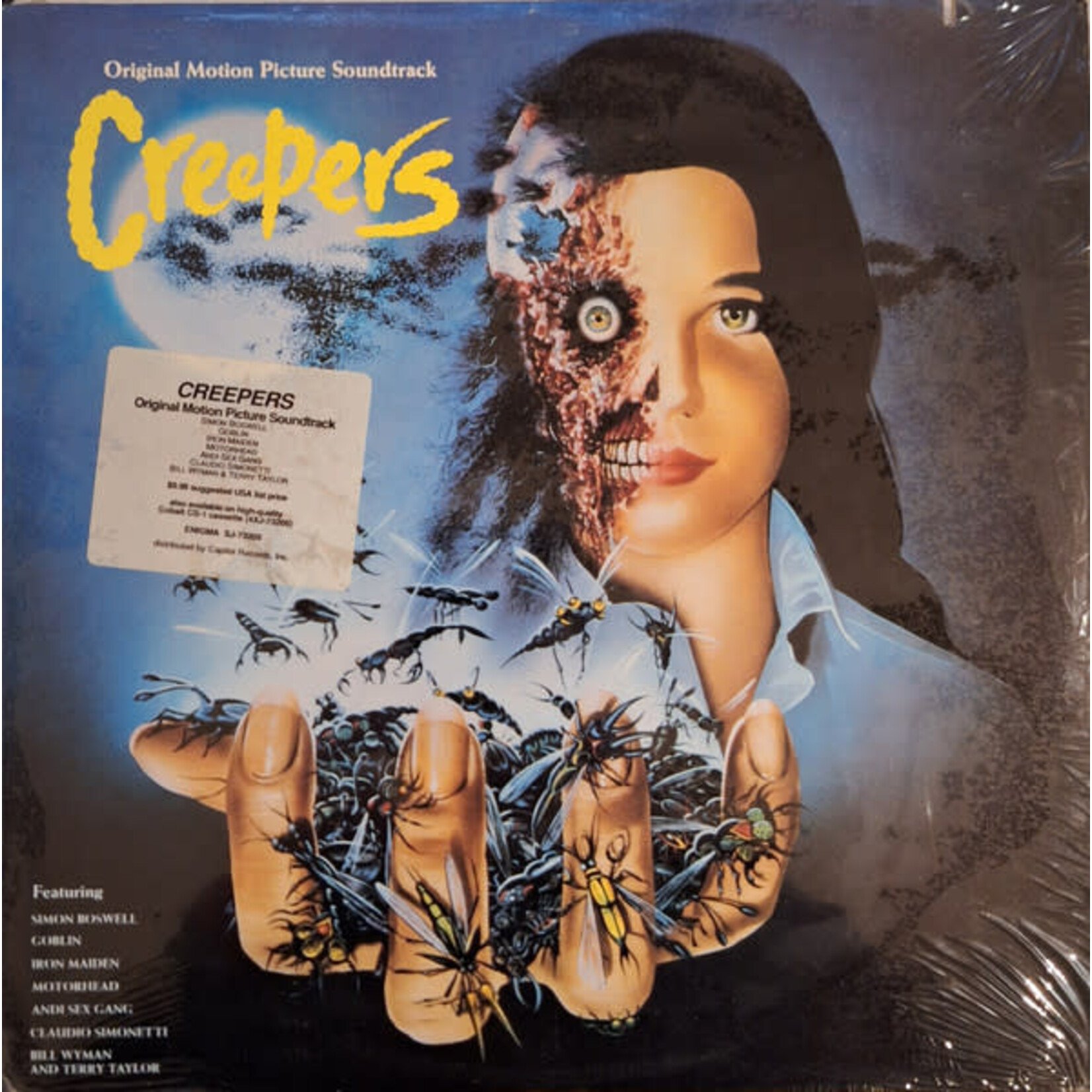 [Kollectible Vinyl] V/A: Creepers (Original Motion Picture Soundtrack) (1985, US, Sealed) [ENIGMA]