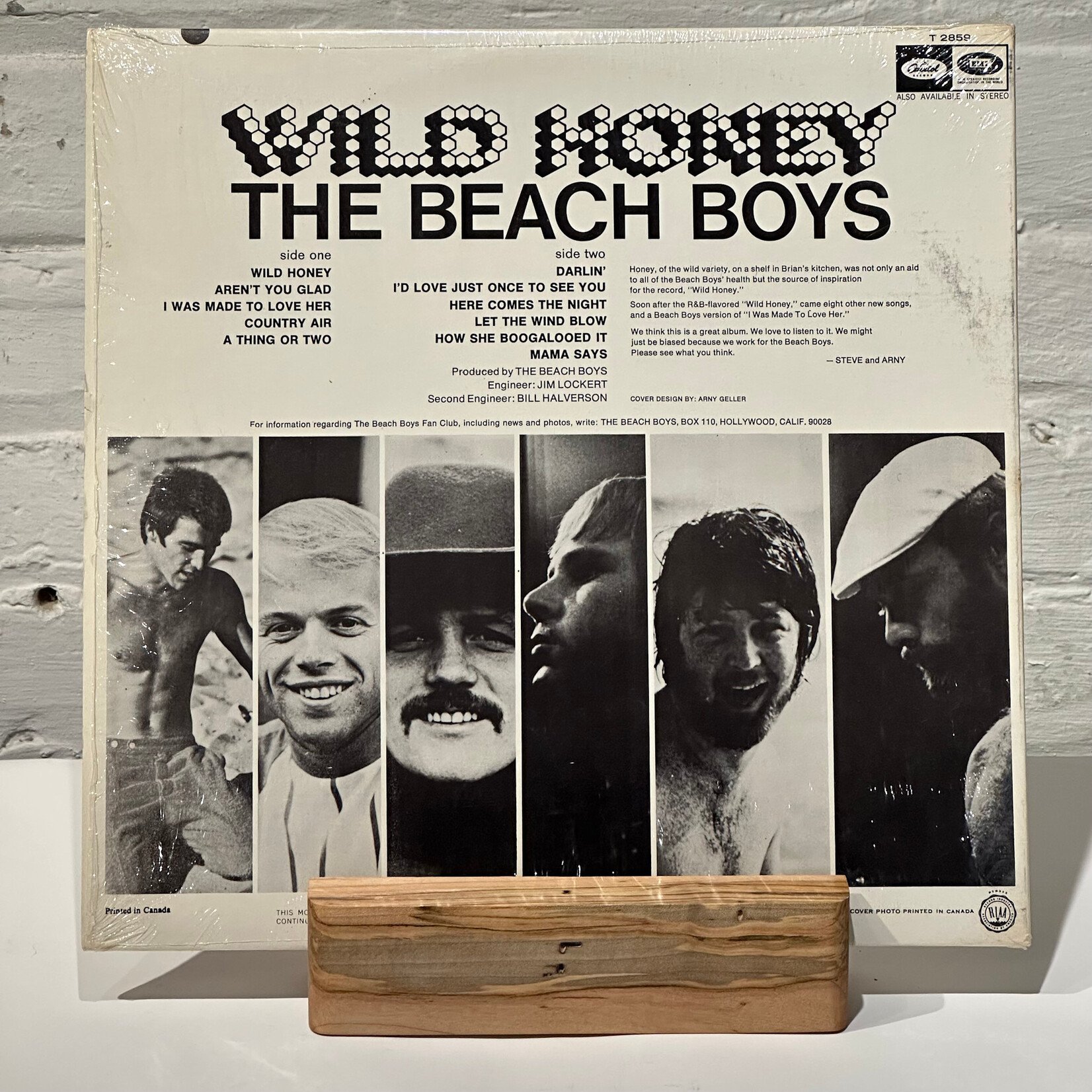 [Kollectible Vinyl] Beach Boys: Wild Honey (1967, Canada, Mono, In shrink, EX) [CAPITOL]