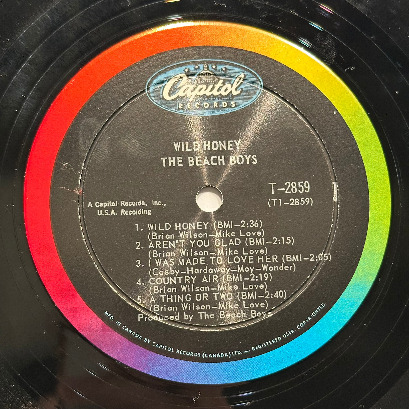 [Kollectible Vinyl] Beach Boys: Wild Honey (1967, Canada, Mono, In shrink, EX) [CAPITOL]