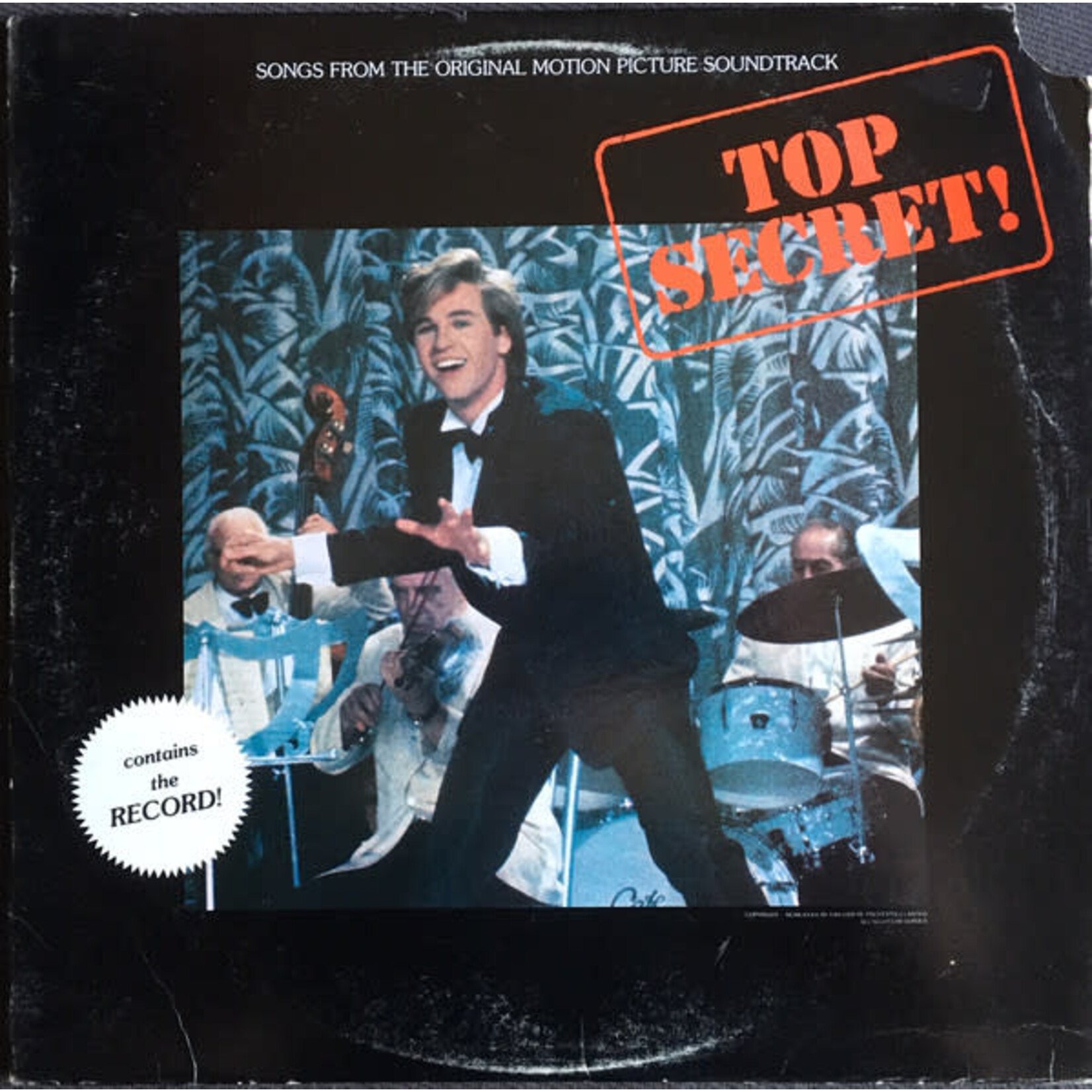 [Kollectible Vinyl] Kilmer, Val: Top Secret! Songs From The Original Motion Picture Soundtrack (1984, Canada, VG+) [PASSPORT]