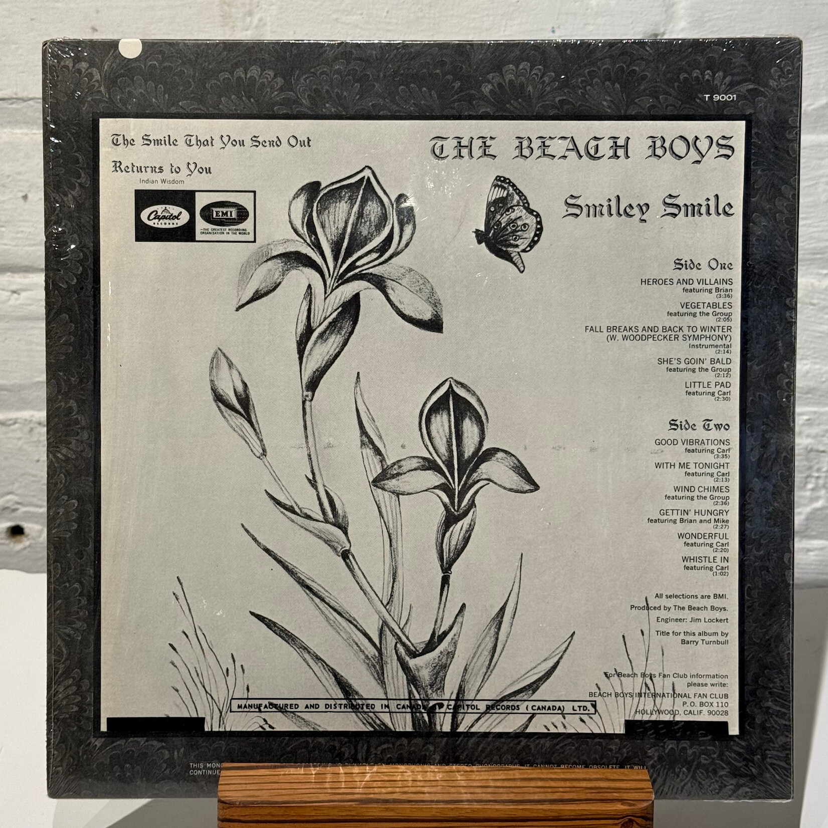 [Kollectible Vinyl] Beach Boys: Smiley Smile (1967, Canada, Mono, In Shrink, EX) [CAPITOL]