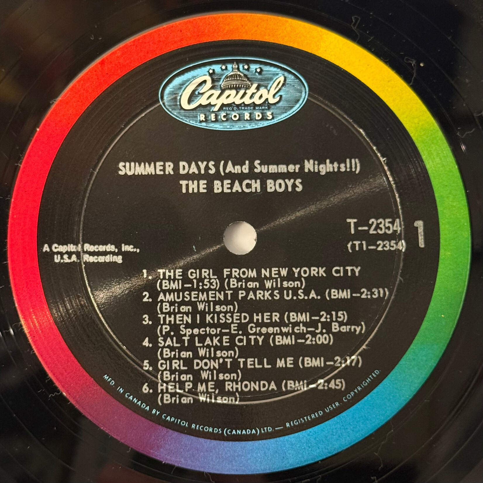 [Kollectible Vinyl] Beach Boys: Summer Days (And Summer Nights!!) (1965, USA, Mono, In Shrink, Ex) [CAPITOL]