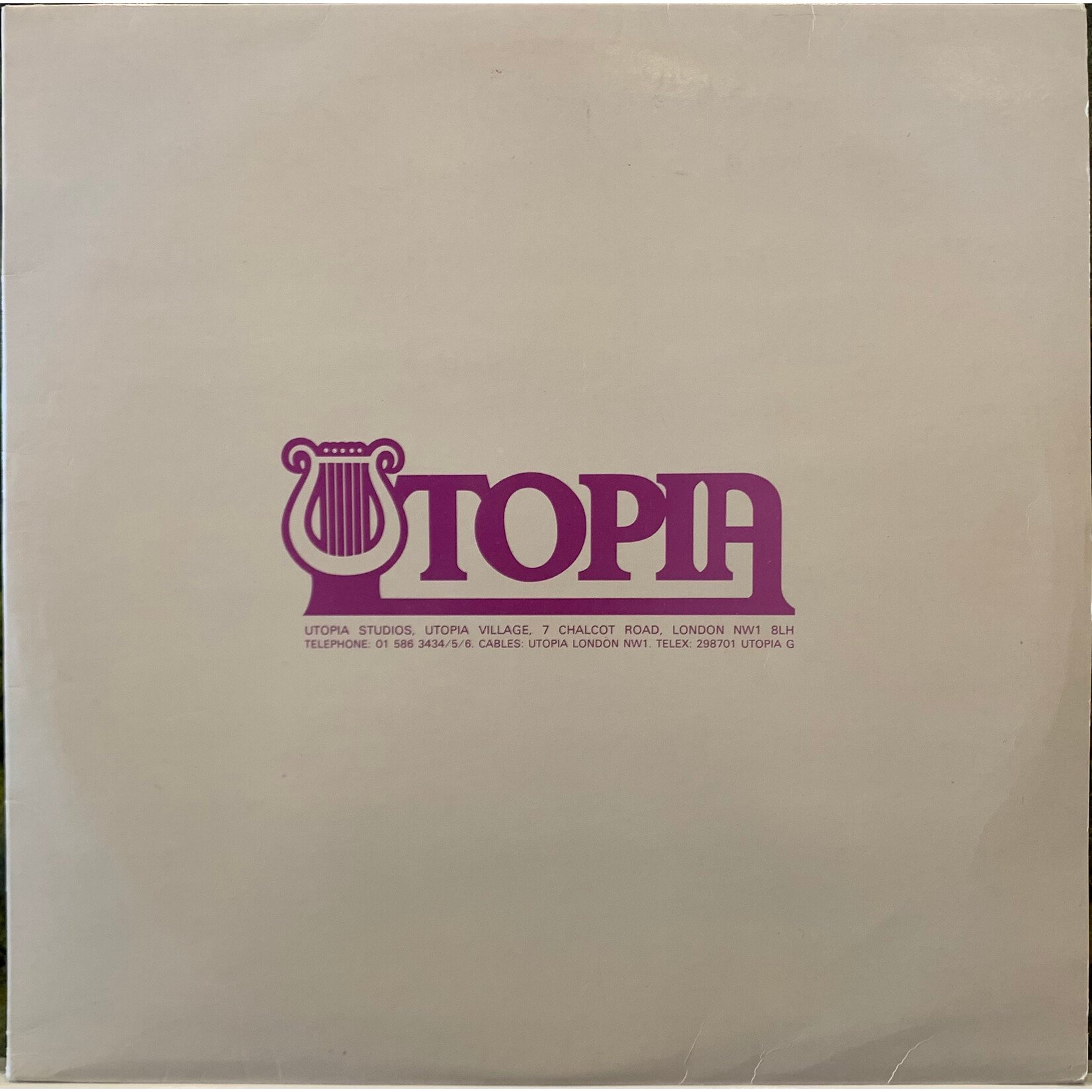 [Kollectible Vinyl] Re-Flex: Politics of Dancing (1984, UK, Double Metal Acetate, EX) [UTOPIA]