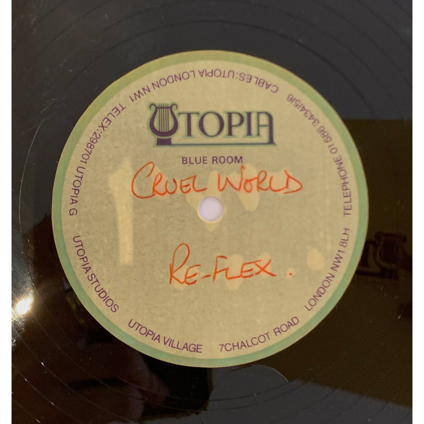 [Kollectible Vinyl] Re-Flex: Politics of Dancing (1984, UK, Double Metal Acetate, VG++) [UTOPIA]