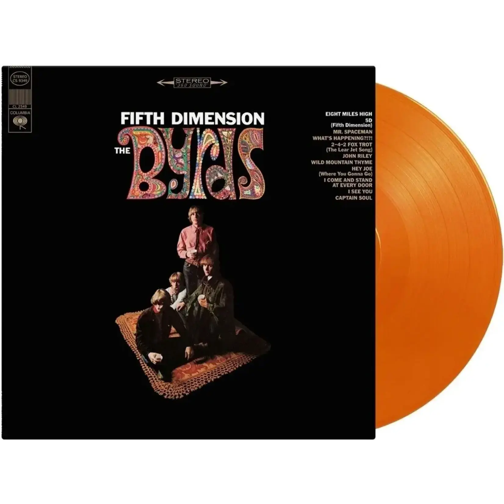 [New Vinyl] Byrds: Fifth Dimension (180g orange vinyl) [MUSIC ON VINYL]