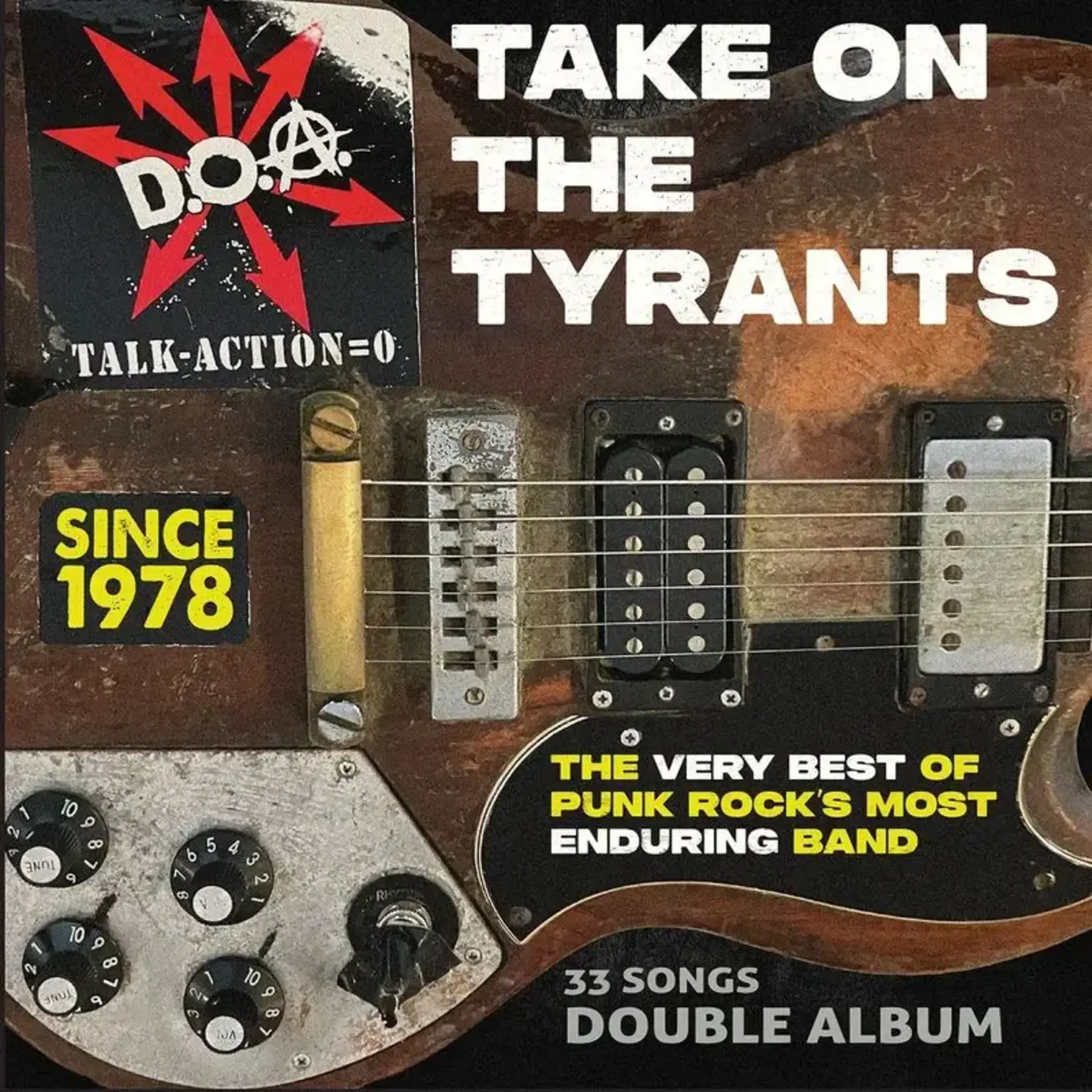[New] D.O.A.: Take On The Tyrants (2LP-black vinyl) [SUDDEN DEATH]