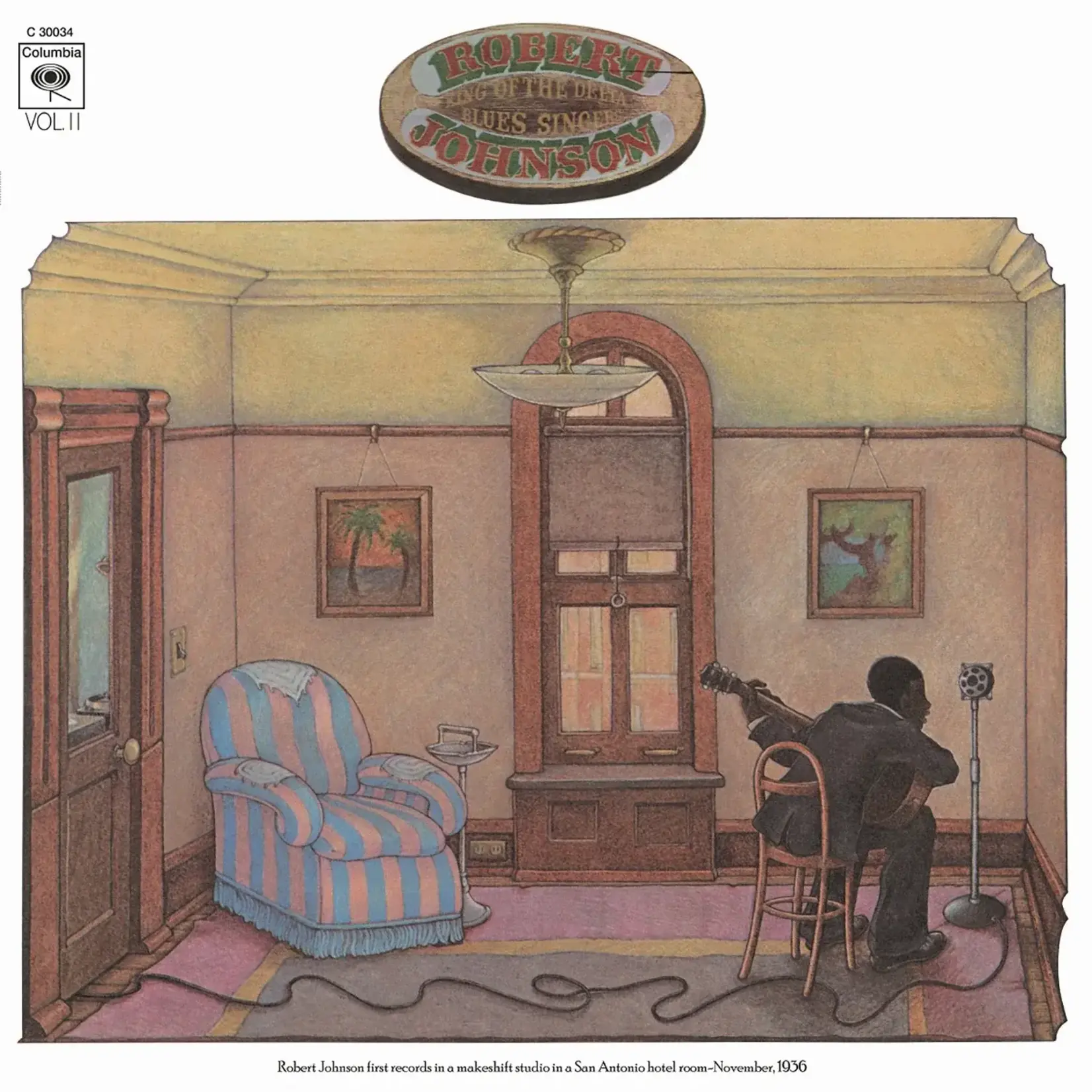 [New Vinyl] Johnson, Robert: King of the Delta Blues Singers Vol.2 (180g clear yellow vinyl) [MUSIC ON VINYL]