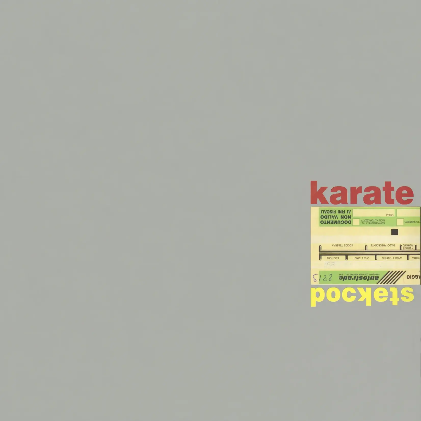 Karate: Pockets (opaque grey vinyl) [NUMERO]