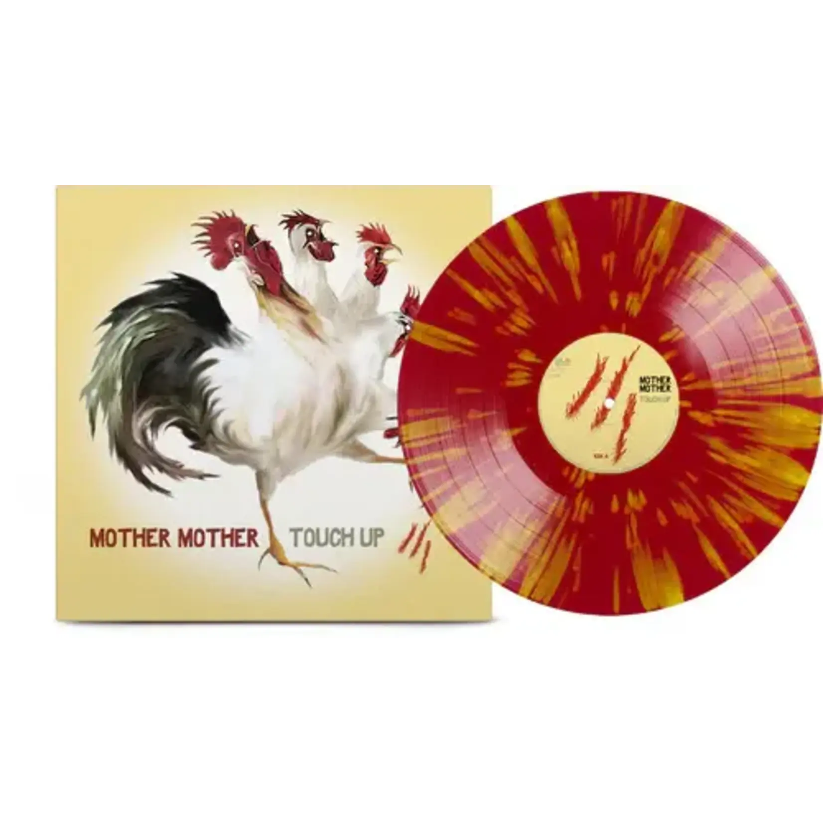 [New Vinyl] Mother Mother: Touch Up (red with yellow splatter) [LAST GANG]