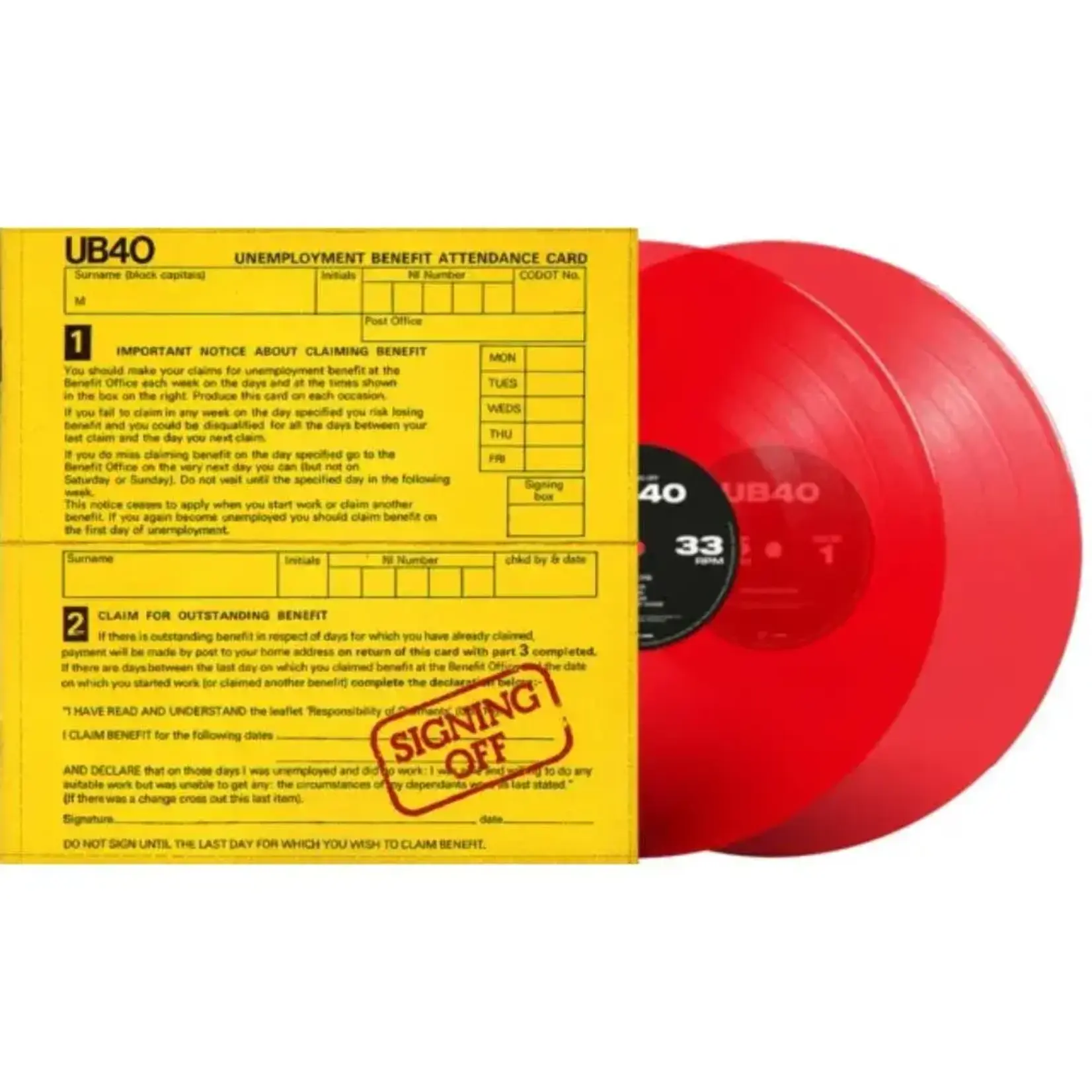 [New Vinyl] Ub40: Signing Off (2LP/red) [USM]