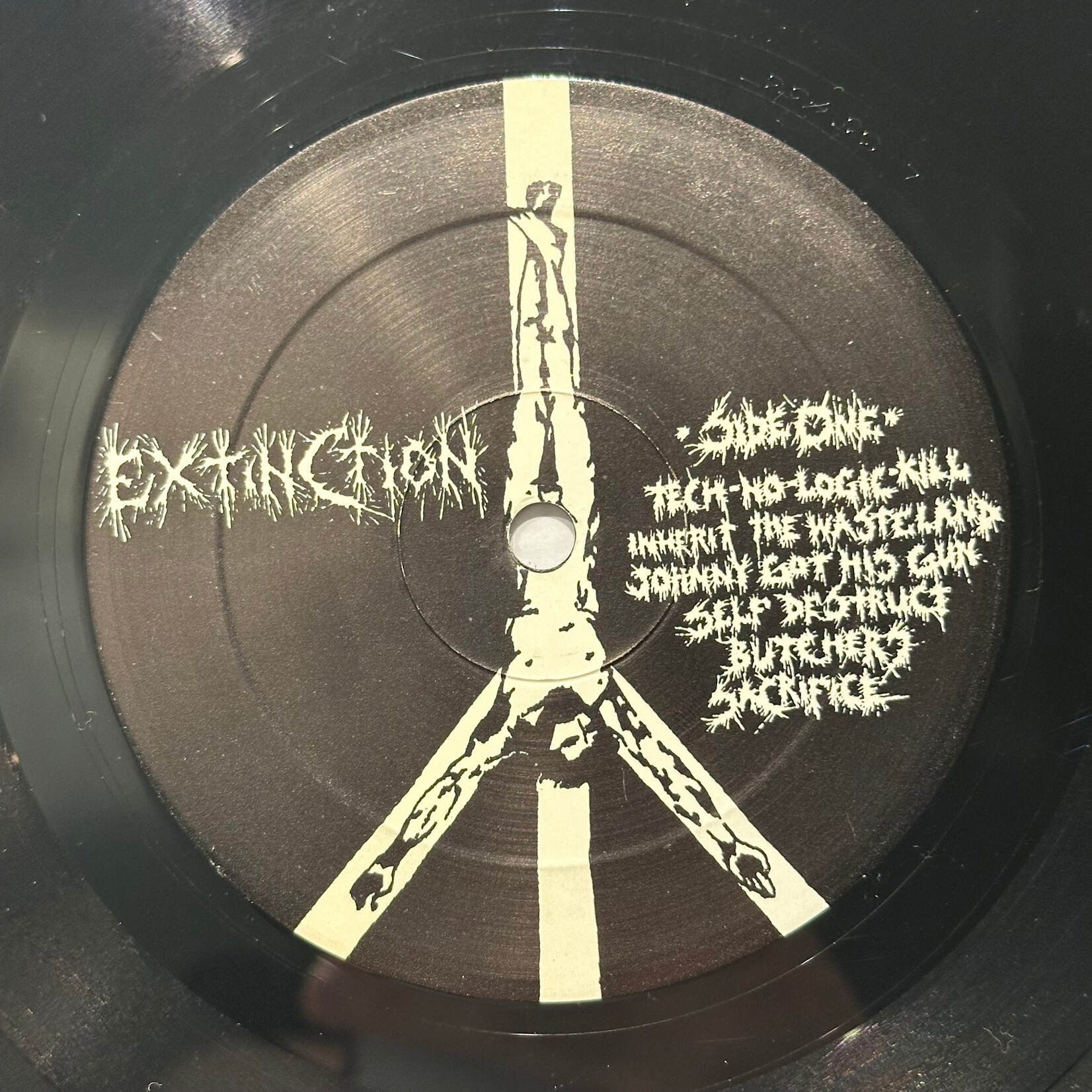 [Kollectible Vinyl] Nausea: Extinction (1990's, USA, Punk, Foldout Matte Outer, VG+) [PROFANE EXISTENCE]