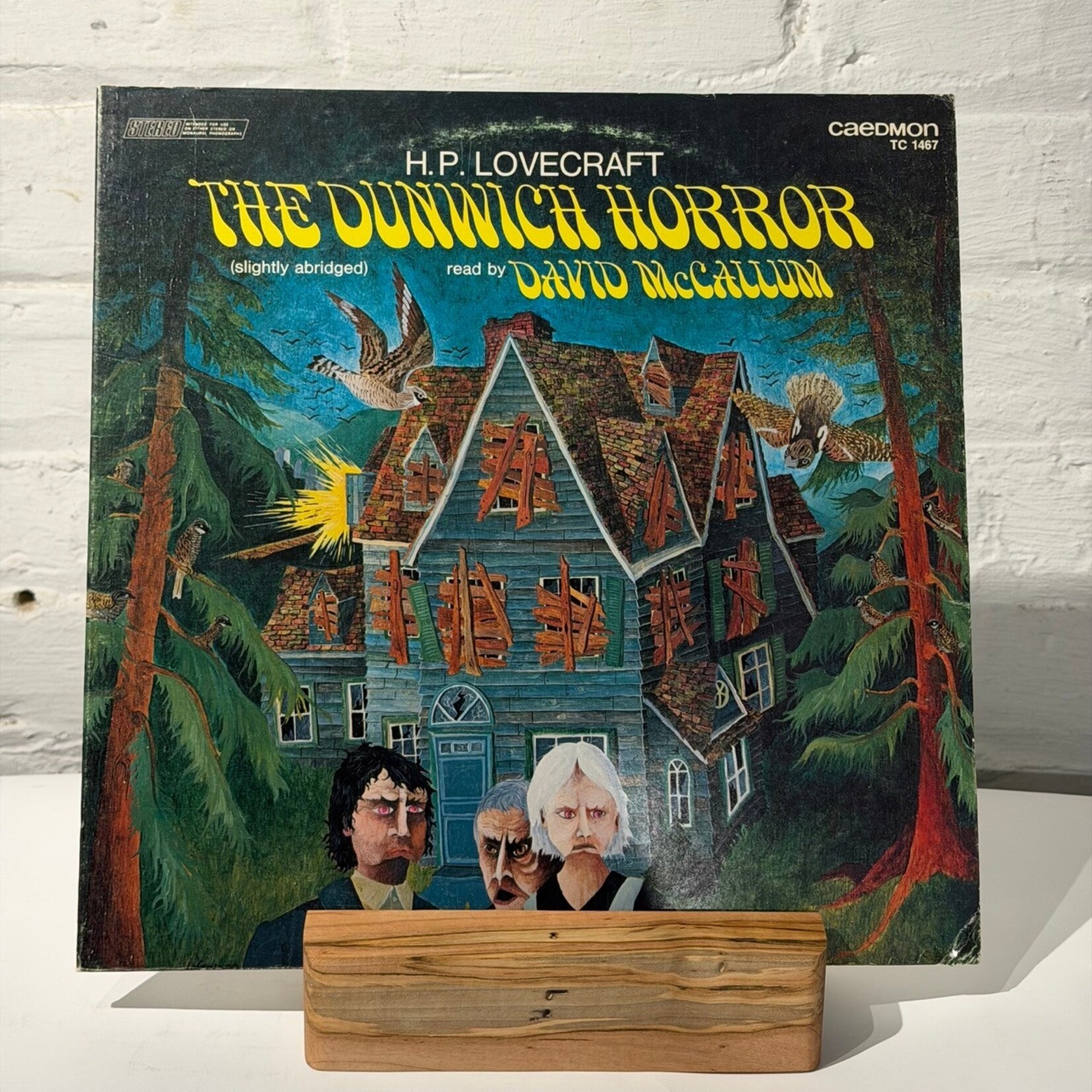 [Kollectible Vinyl] H.P. Lovecraft: The Dunwich Horror (Read by David McCallum) (1976, USA, VG+) [CAEDMON]
