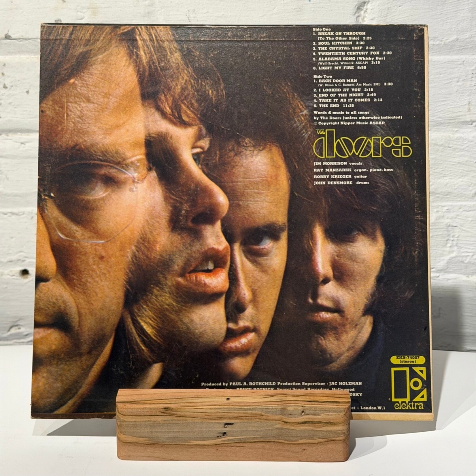 [Kollectible Vinyl] Doors: Self-Titled (1967, CANADA, Black 'E' Elektra, VG) [ELEKTRA]
