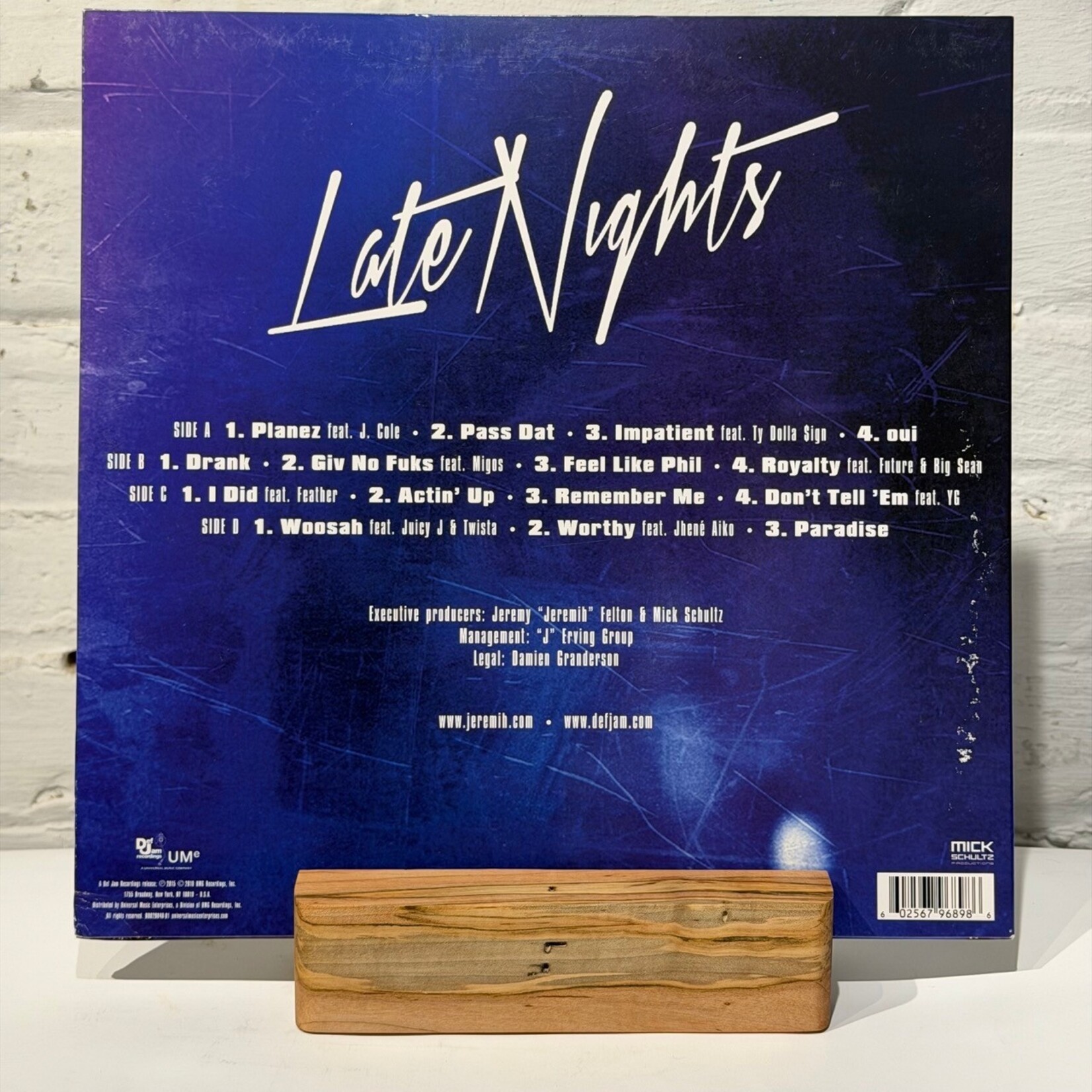 [Kollectible Vinyl] Jeremih: Late Nights - The Album (2018, USA, Ex) [DEF JAM]