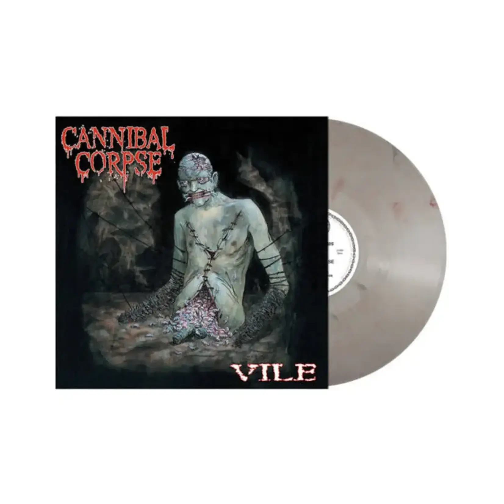[New] Cannibal Corpse: Vile ("Zombie Brains" Grey With Red Streaks Vinyl) [METAL BLADE RECORDS]