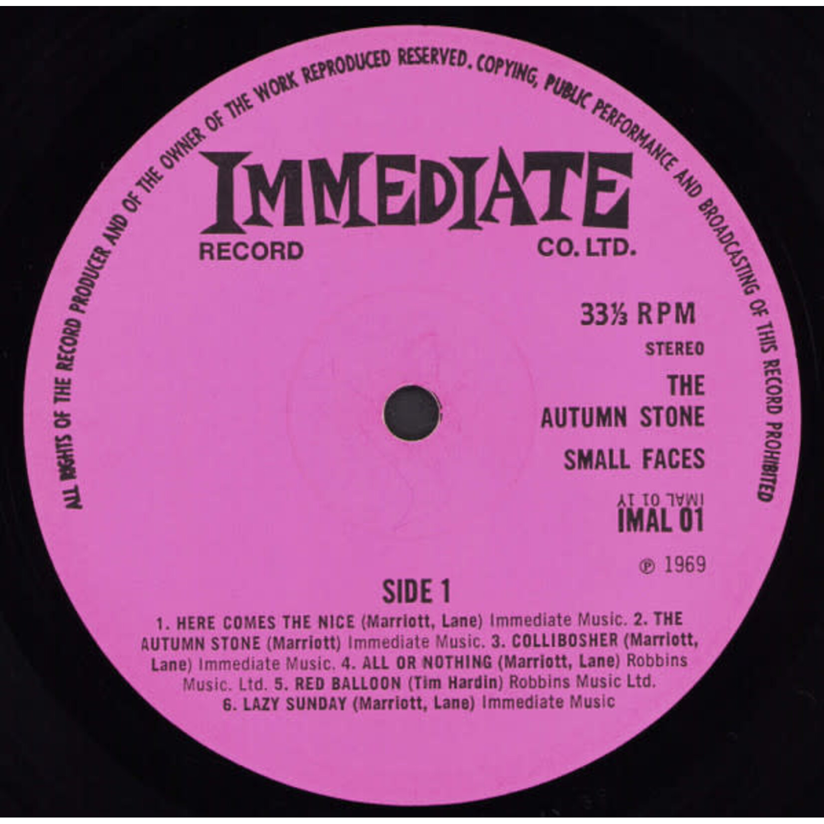 [Kollectible Vinyl] Small Faces: The Autumn Stone (1969, UK, Ex) [IMMEDIATE]