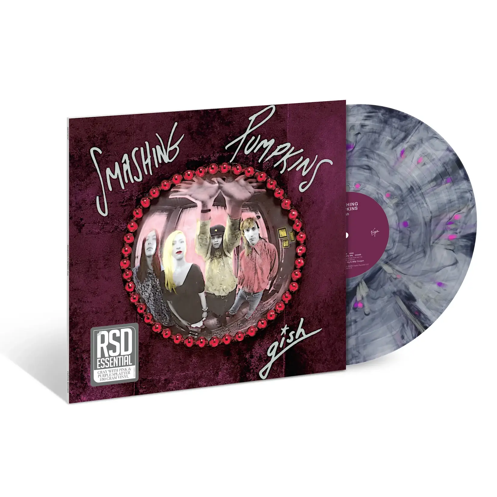 [New Vinyl] Smashing Pumpkins: Gish (indie exclusive gray w/pink and purple splatter vinyl) (35th) [VIRGIN]
