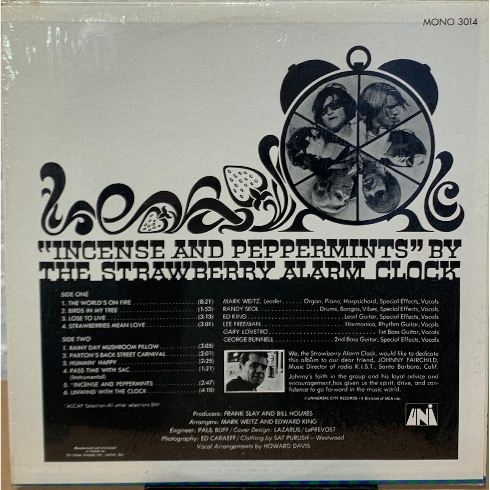 [Kollectible Vinyl] Strawberry Alarm Clock: Incense And Peppermints (1967, Canada, In Shrink, Ex) [UNI]