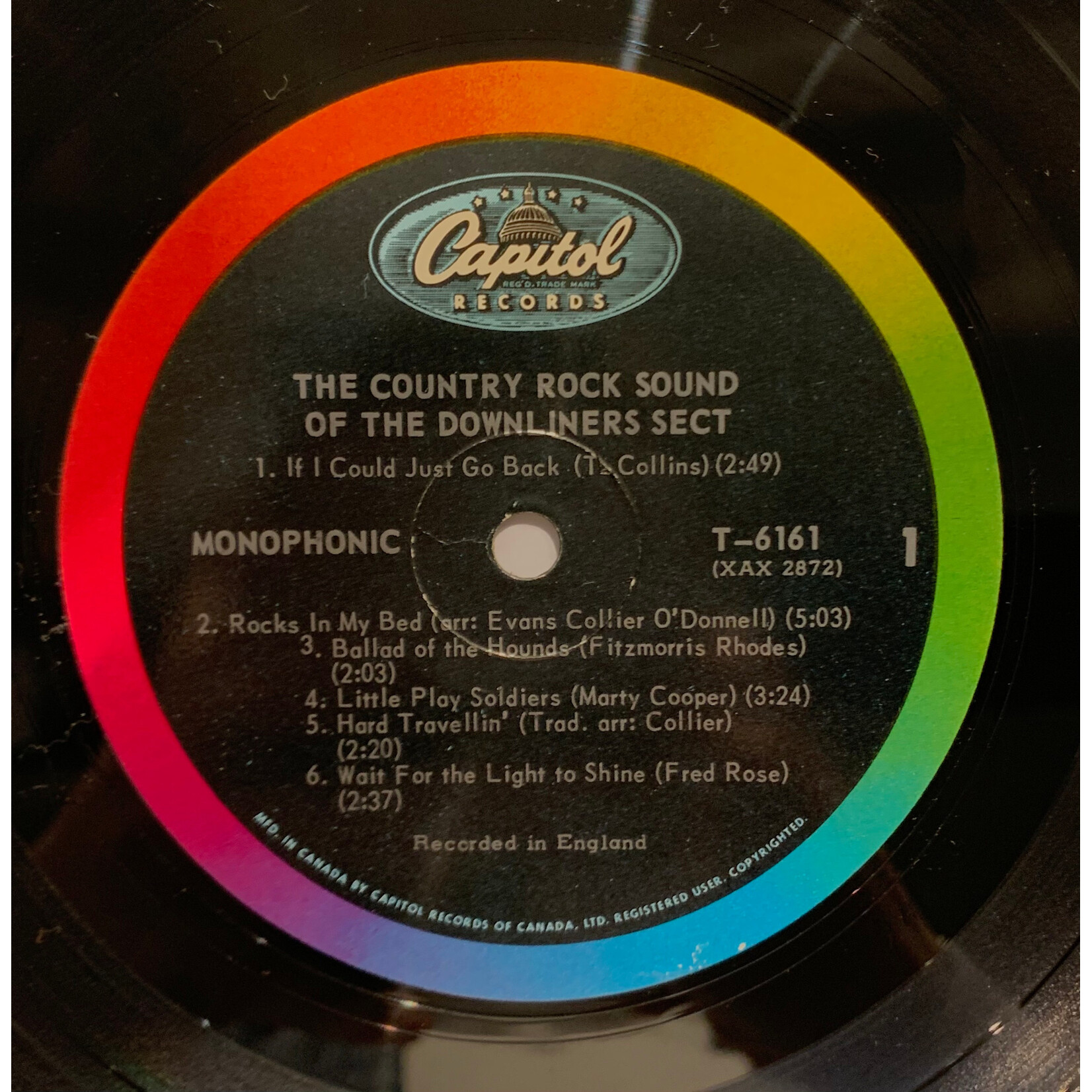 [Kollectible Vinyl] Downliners Sect: The Country Rock Sound of The Downliners Sect (1966, Canada, Mono, Capitol 6000, EX) [CAPITOL]