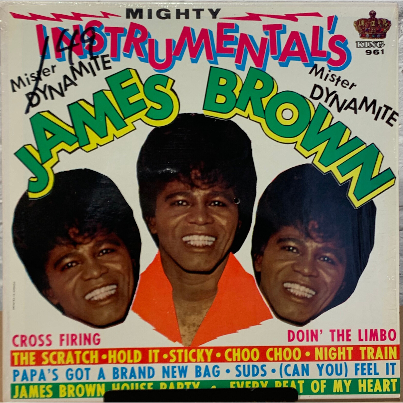 [Kollectible Vinyl] Brown, James & The Famous Flames: Mighty Instrumental's (1966, Canada, Mono, In Shrink, EX) [KING]