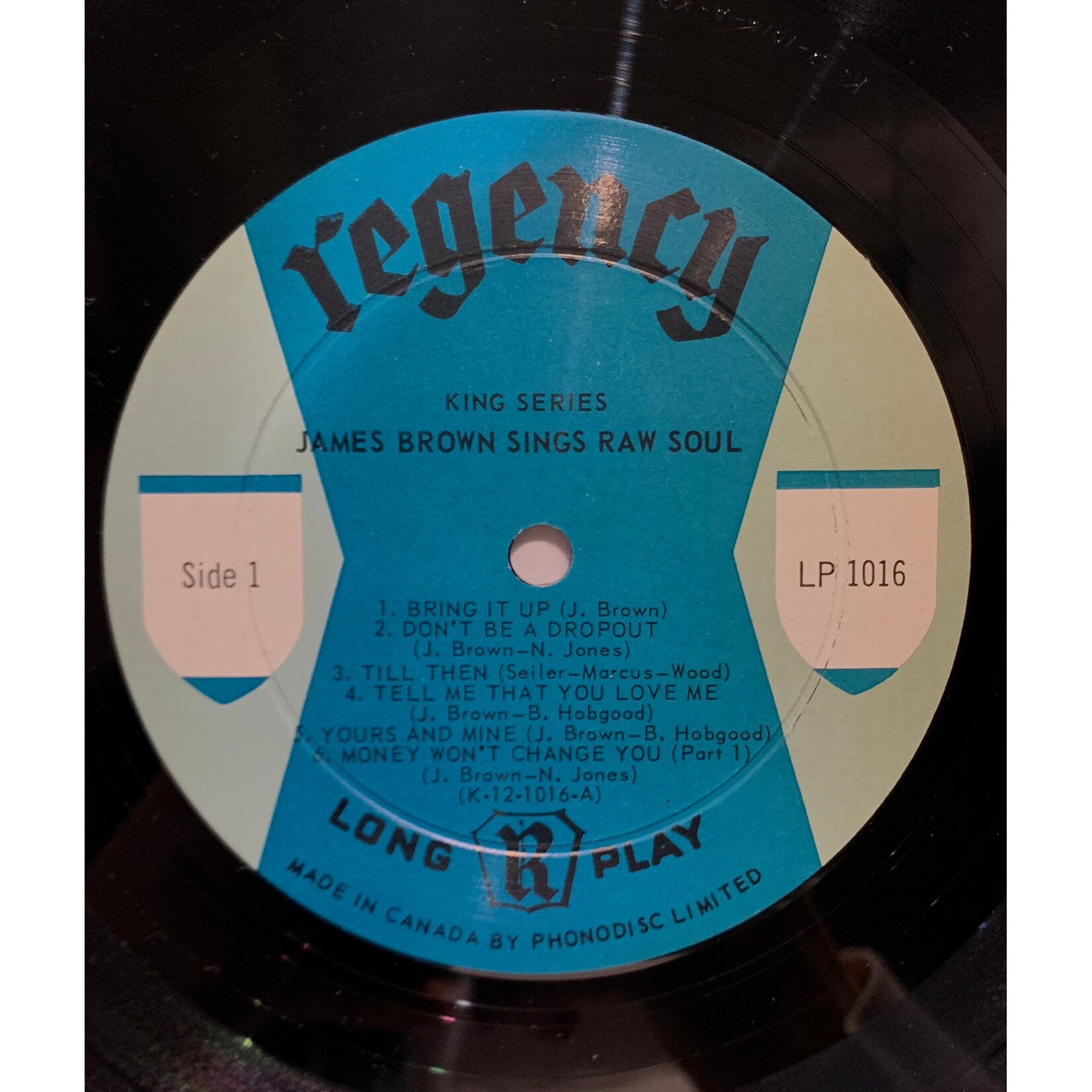 [Kollectible Vinyl] Brown, James: James Brown Sings Raw Soul (1967, Canada, Mono, In Shrink, EX) [REGENCY]