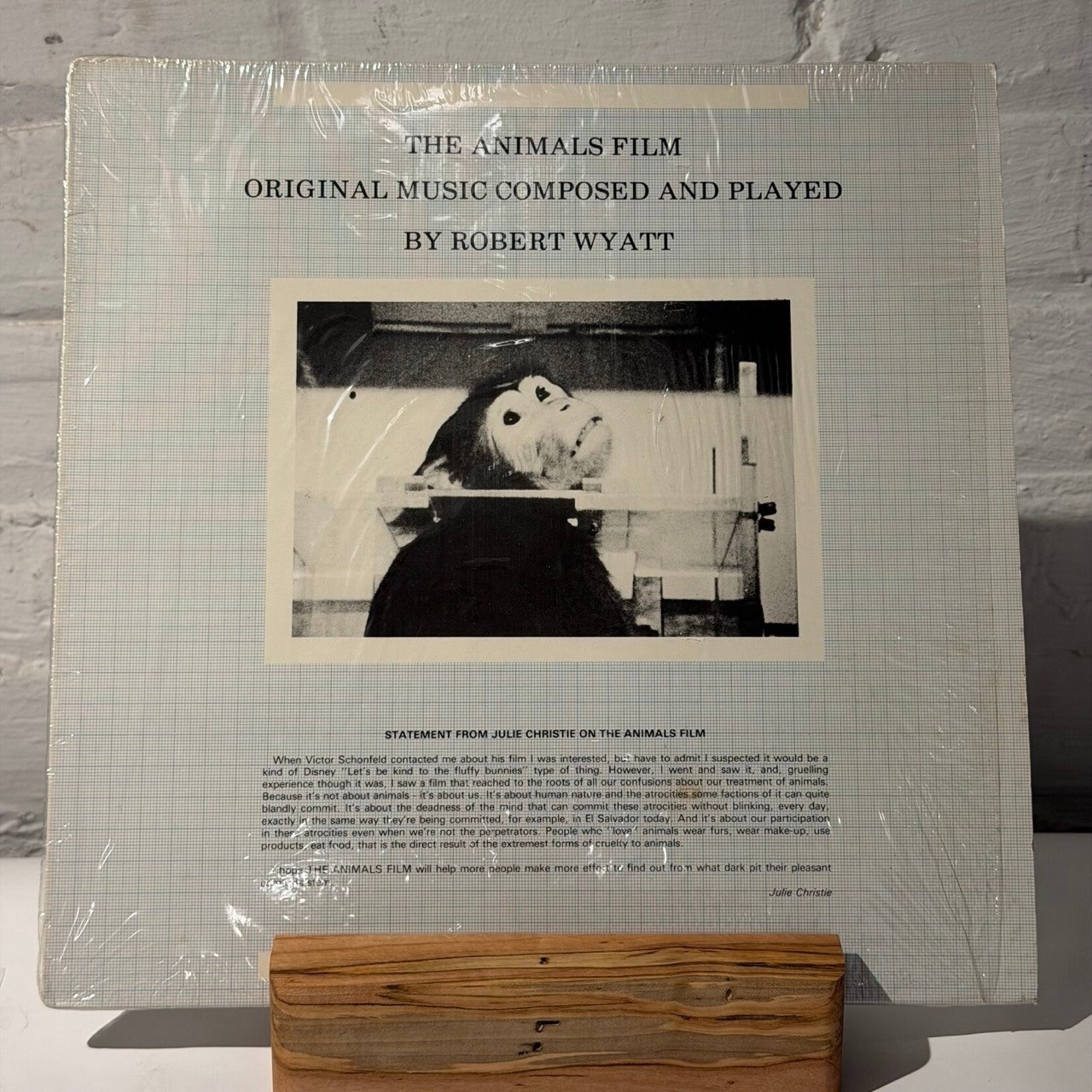 [Nick's Disk Pics] Wyatt, Robert: The Animals Film (1982, UK, In Shrink, Ex) [ROUGH TRADE]