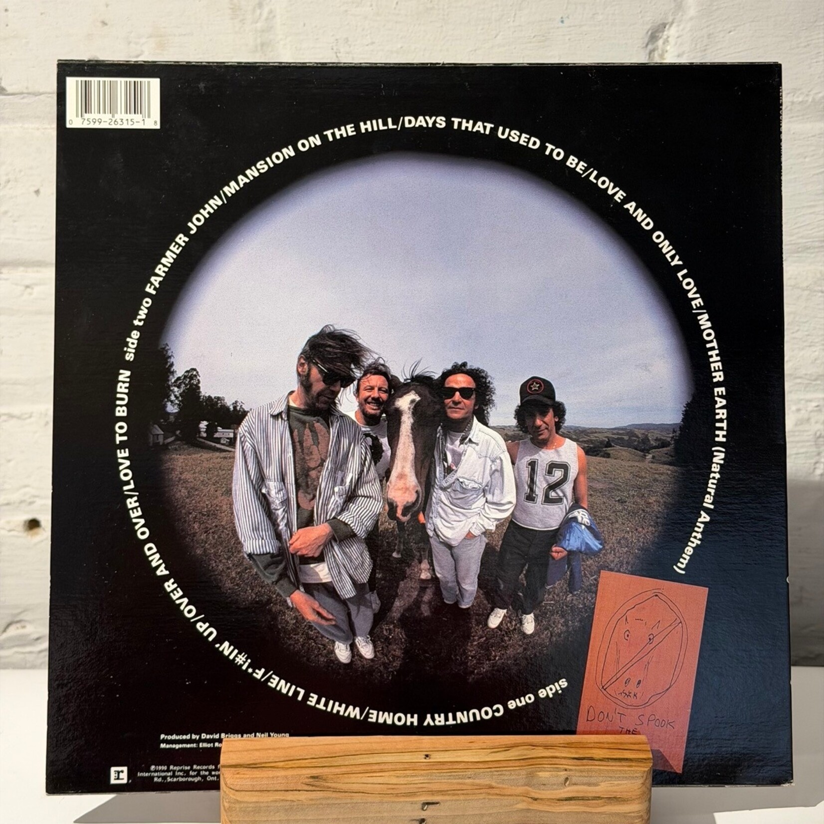[Nick's Disk Pics] Young, Neil & Crazy Horse: Ragged Glory (1990, CANADA, w/OIS, Ex) [REPRISE]