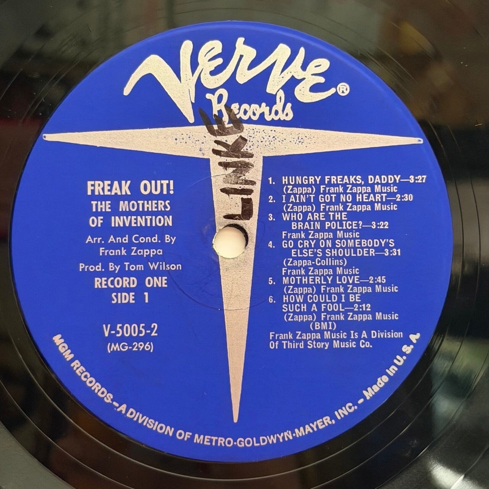 [Nick's Disk Pics] Zappa, Frank & Mothers Of Invention: Freak Out (1966, USA, Hot Spot Ad, VG) [VERVE]