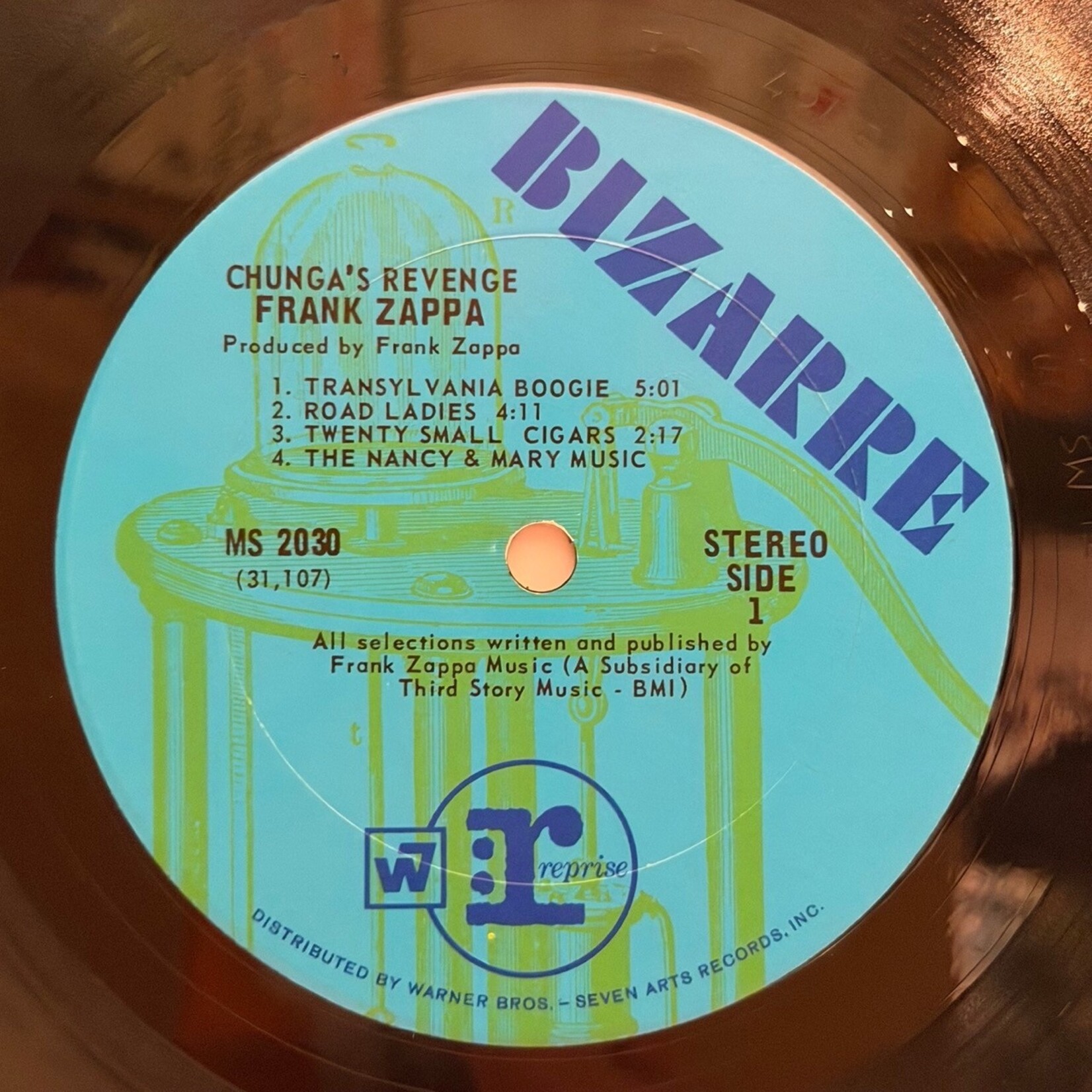 [Nick's Disk Pics] Zappa, Frank: Chunga's Revenge (1970, USA, Disc VG+) [BIZARRE]