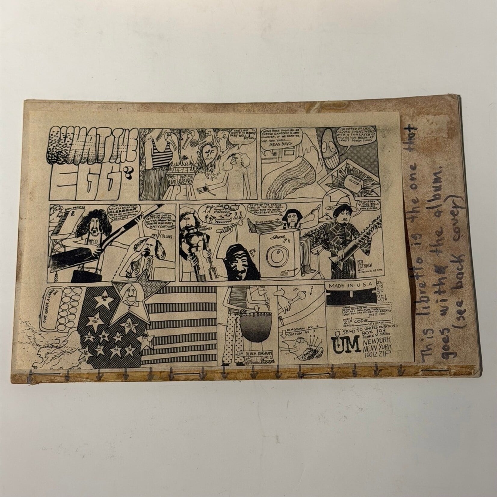 [Nick's Disk Pics] Zappa, Frank & The Mothers Of Invention: Absolutely Free (1967, CANADA, Disc VG+) [VERVE]