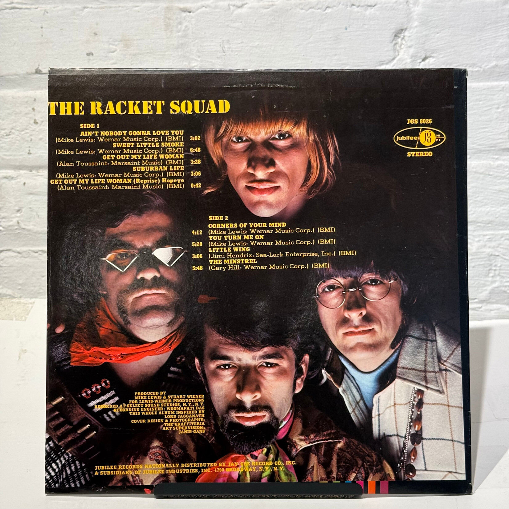 [Nick's Disk Pics] Racket Squad: Corners Of Your Mind (1969, USA, NM) [JUBILEE]