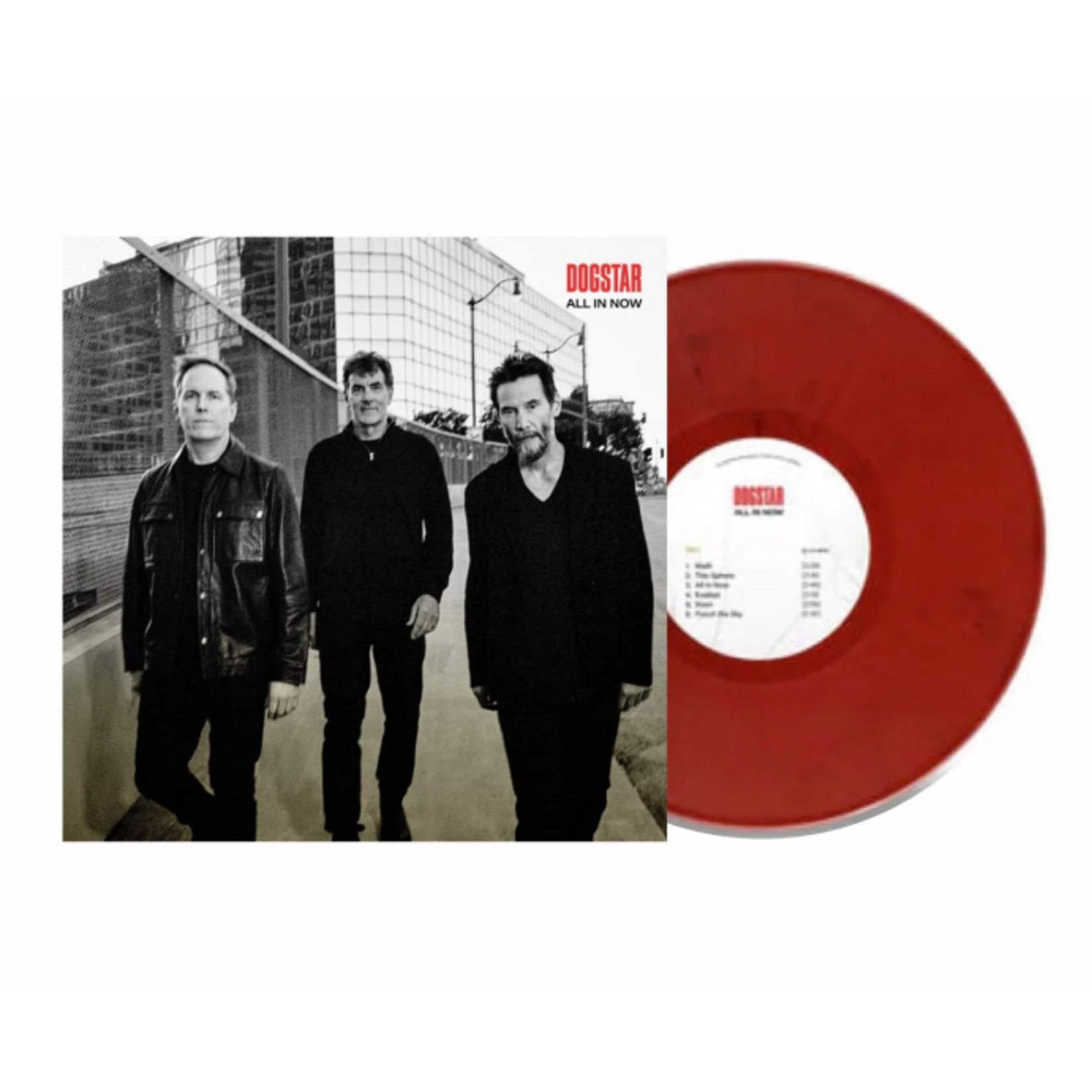 [New Vinyl] Dogstar (Keanu Reeves): All In Now (opaque red marbled vinyl-indie exclusive) [DILLON STREET]