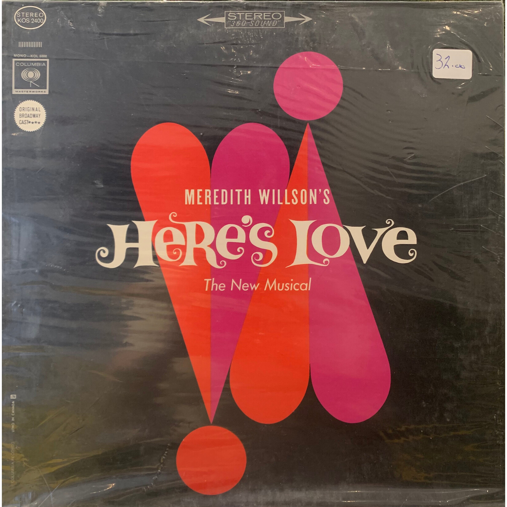 [Vintage Vinyl] Willson, Meredith: Here's Love (The New Musical) [VINTAGE]
