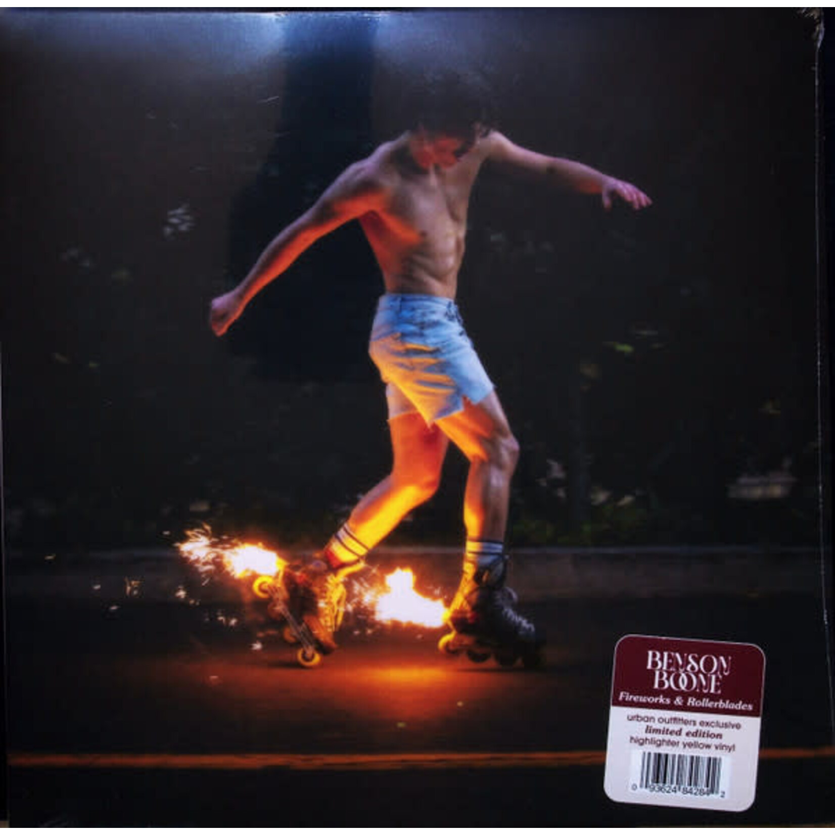 [Kollectible Vinyl] Benson Boone: Fireworks & Rollerblades (2024, USA, Ltd. Ed. Highlight Yellow, Sealed) [WARNER]