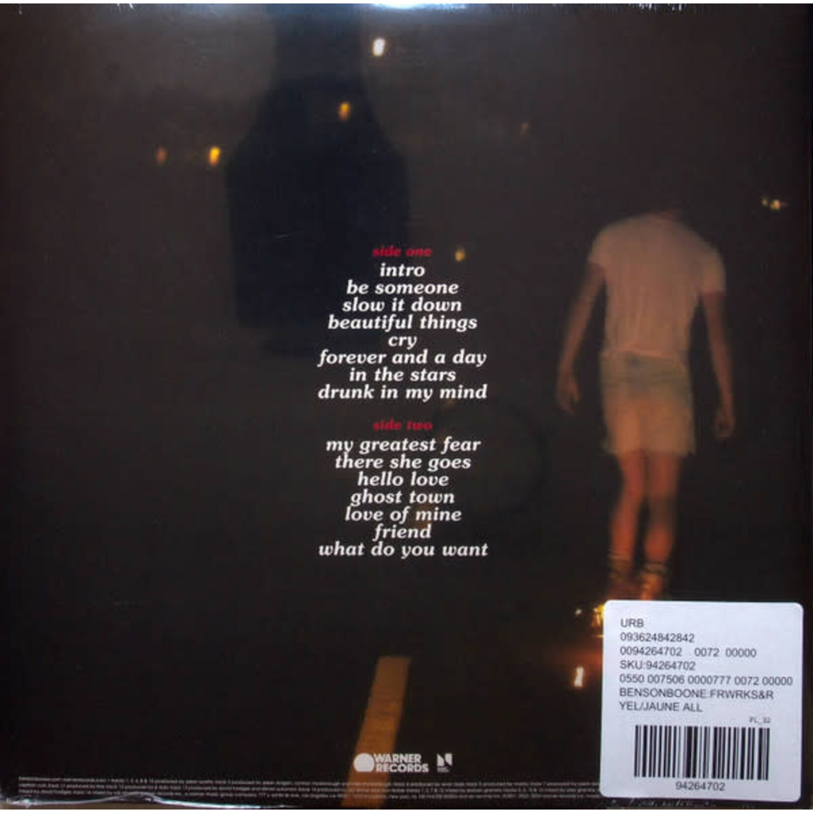 [Kollectible Vinyl] Benson Boone: Fireworks & Rollerblades (2024, USA, Ltd. Ed. Highlight Yellow, Sealed) [WARNER]