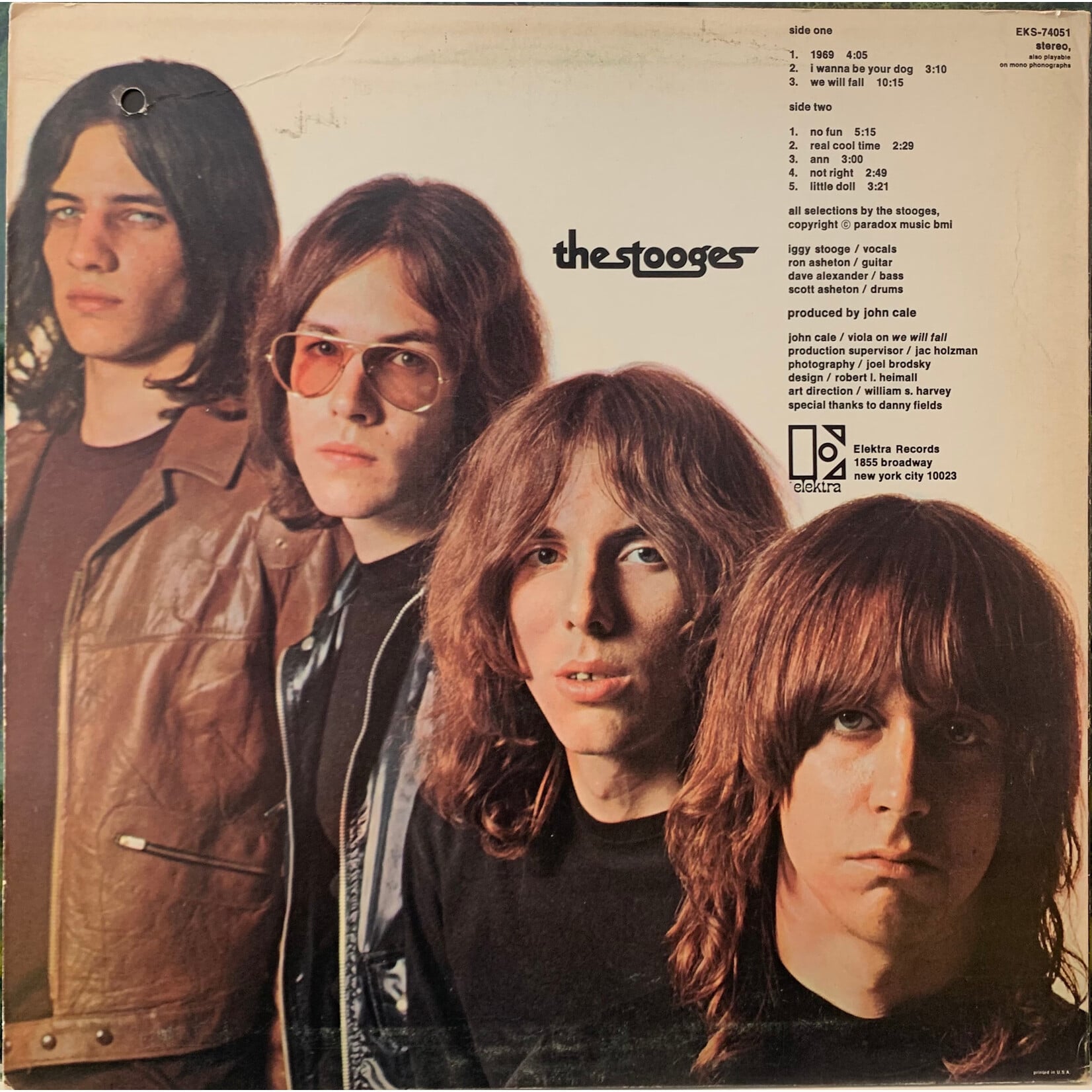 [Kollectible Vinyl] Stooges: Self-Titled (1969, USA, Red Label Elektra, VG) [ELEKTRA]