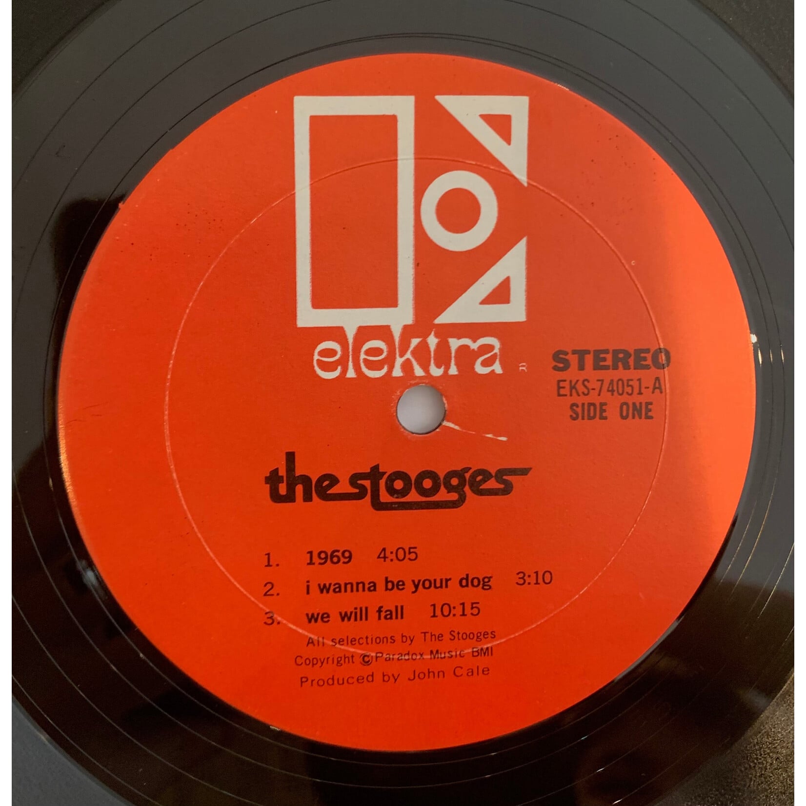 [Kollectible Vinyl] Stooges: Self-Titled (1969, USA, Red Label Elektra, VG) [ELEKTRA]