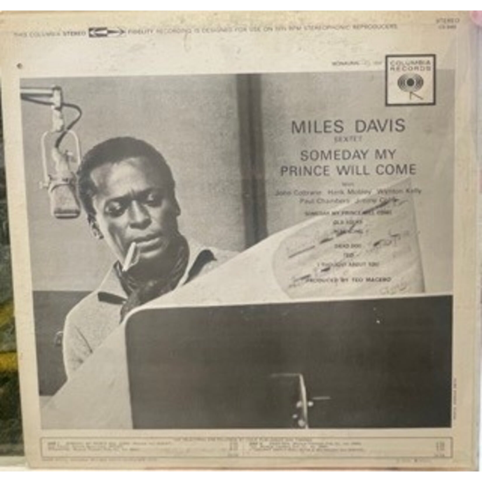 [Kollectible Vinyl] Davis, Miles: Someday My Prince Will Come (1961, Canada, Early Stereo, VG) [COLUMBIA]