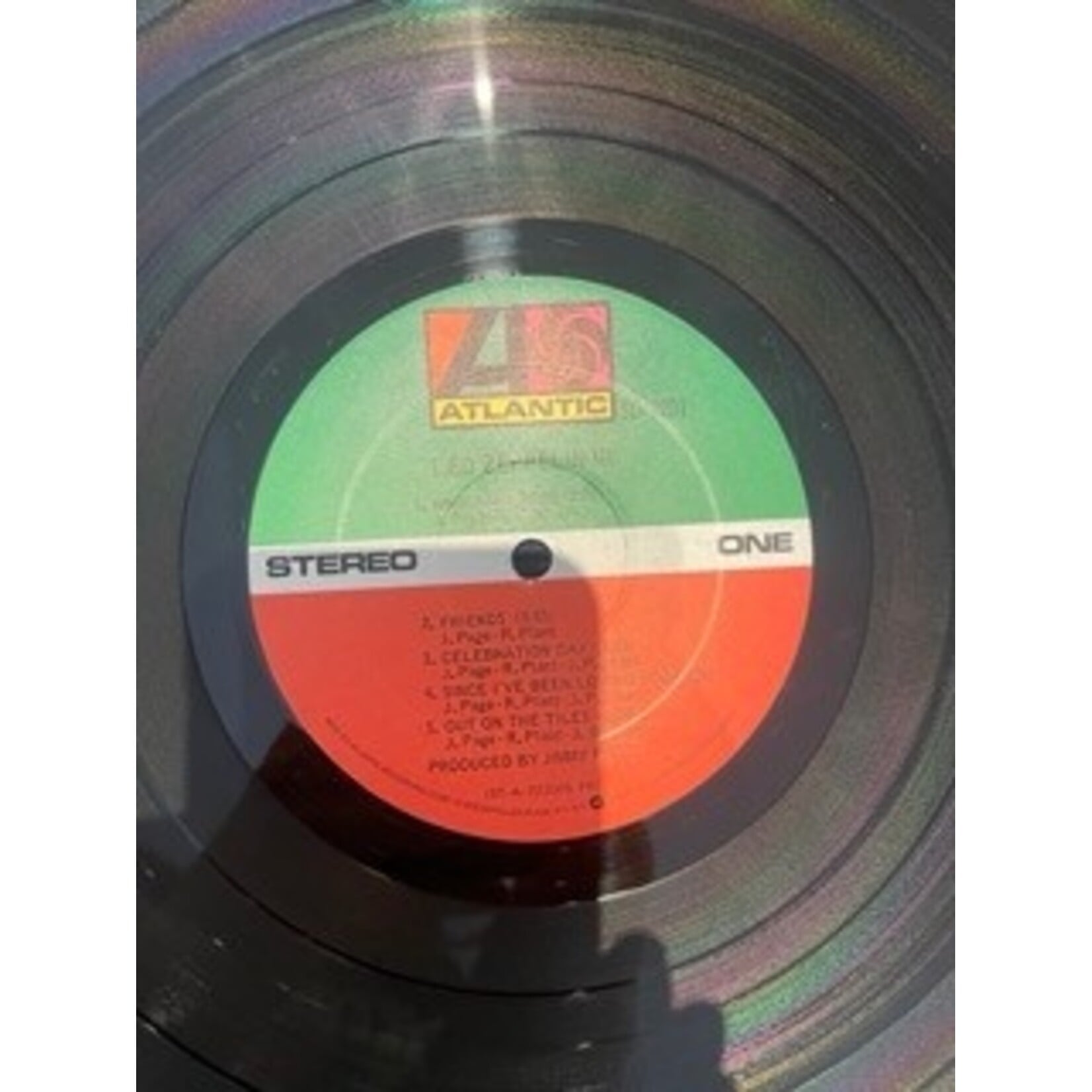 [Kollectible Vinyl] Led Zeppelin: Led Zeppelin III (Archived Copy, In Shrink, w/Hype Sticker, 1975, Canada, Ex) [ATLANTIC]