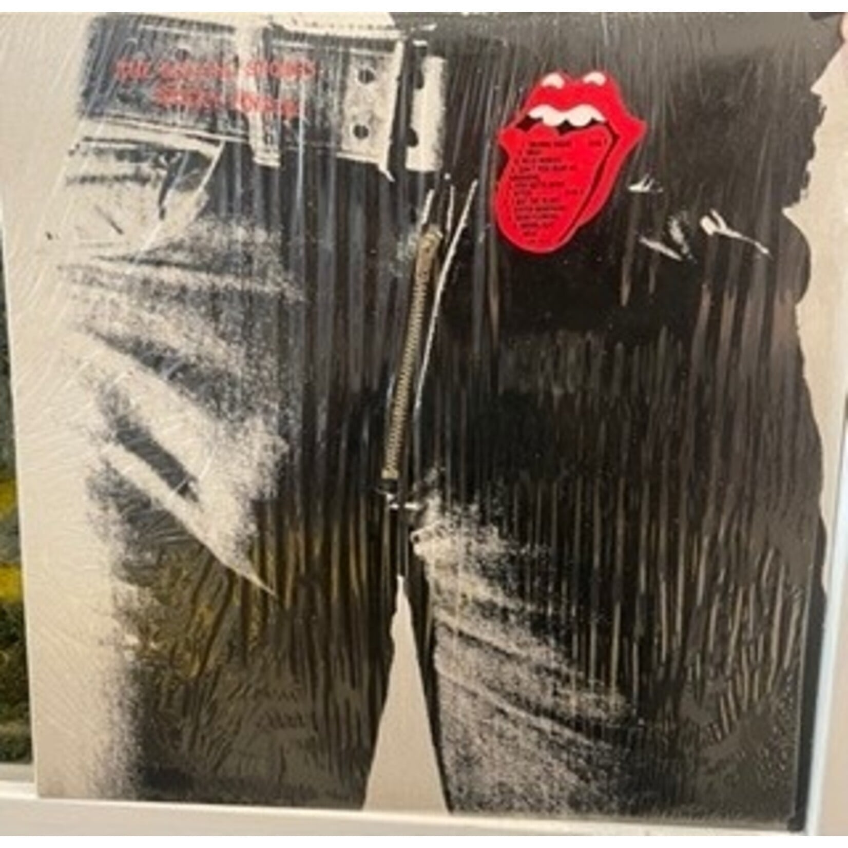 [Kollectible Vinyl] Rolling Stones: Sticky Fingers (Zipper Cover, In Shrink w/Hype Sticker, 1970s, USA, Ex) [WARNER]