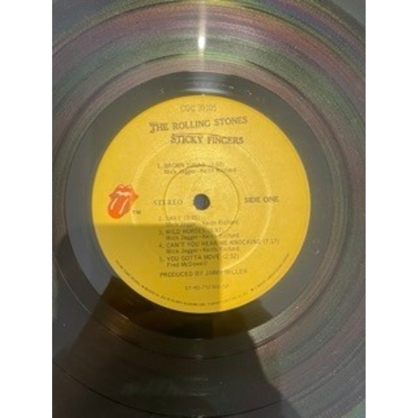 [Kollectible Vinyl] Rolling Stones: Sticky Fingers (Zipper Cover, In Shrink w/Hype Sticker, 1970s, USA, Ex) [WARNER]