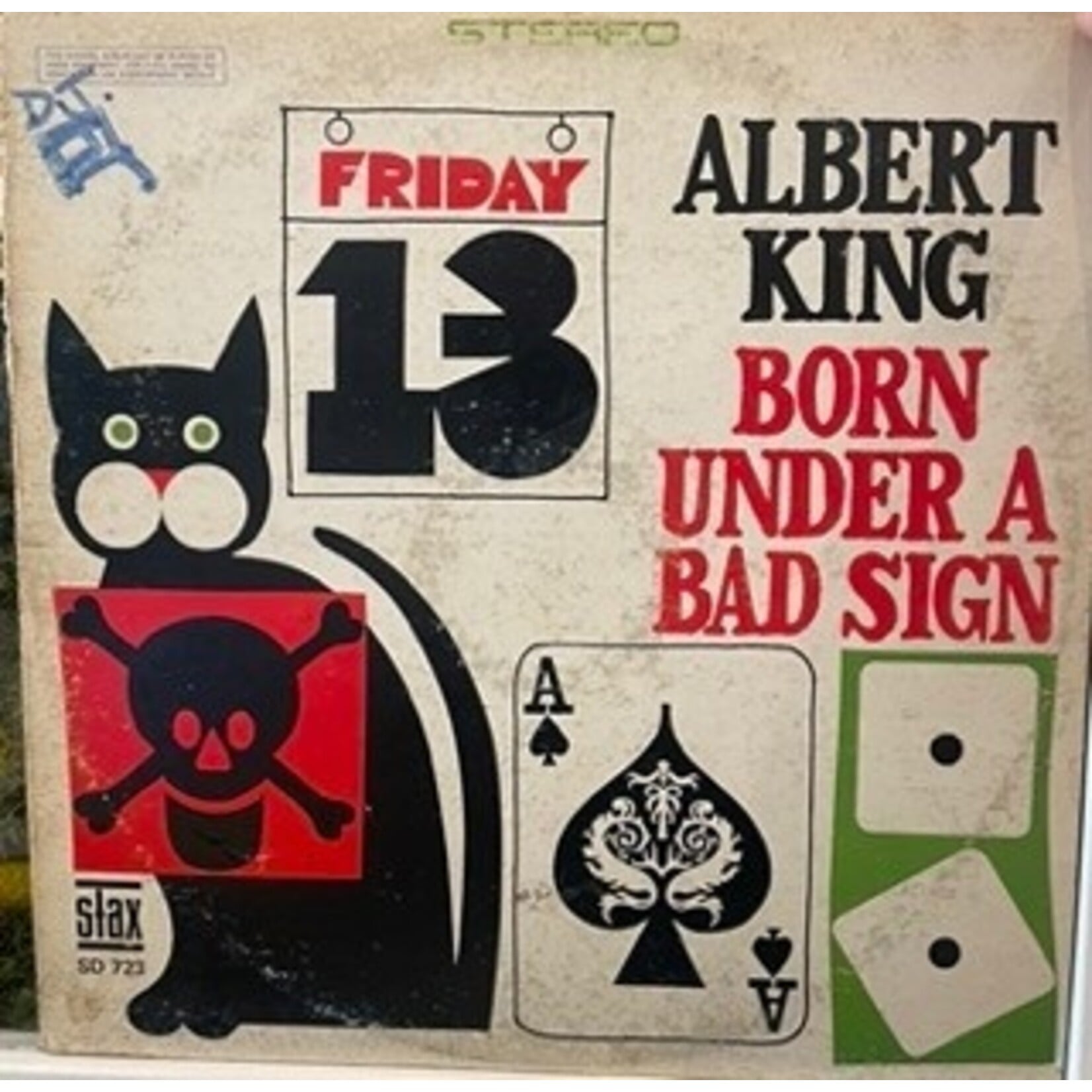 [Kollectible Vinyl] King, Albert: Born Under A Bad Sign (1967, Canada, G+) [STAX]