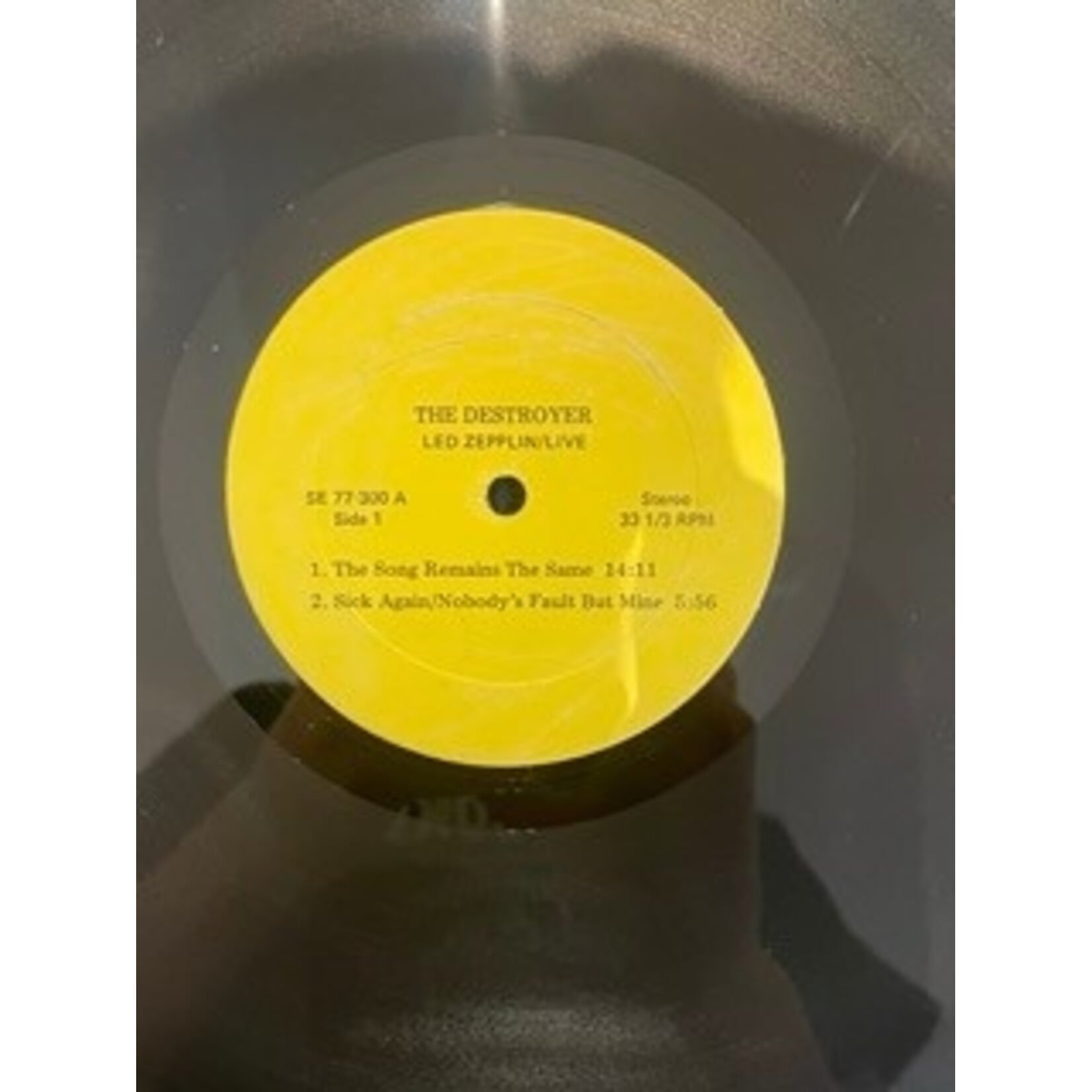 [Kollectible Vinyl] Led Zeppelin: The Destroyer Live 1977 (1977, Brazil, 4LP, VG) [SMILIN' EAR]